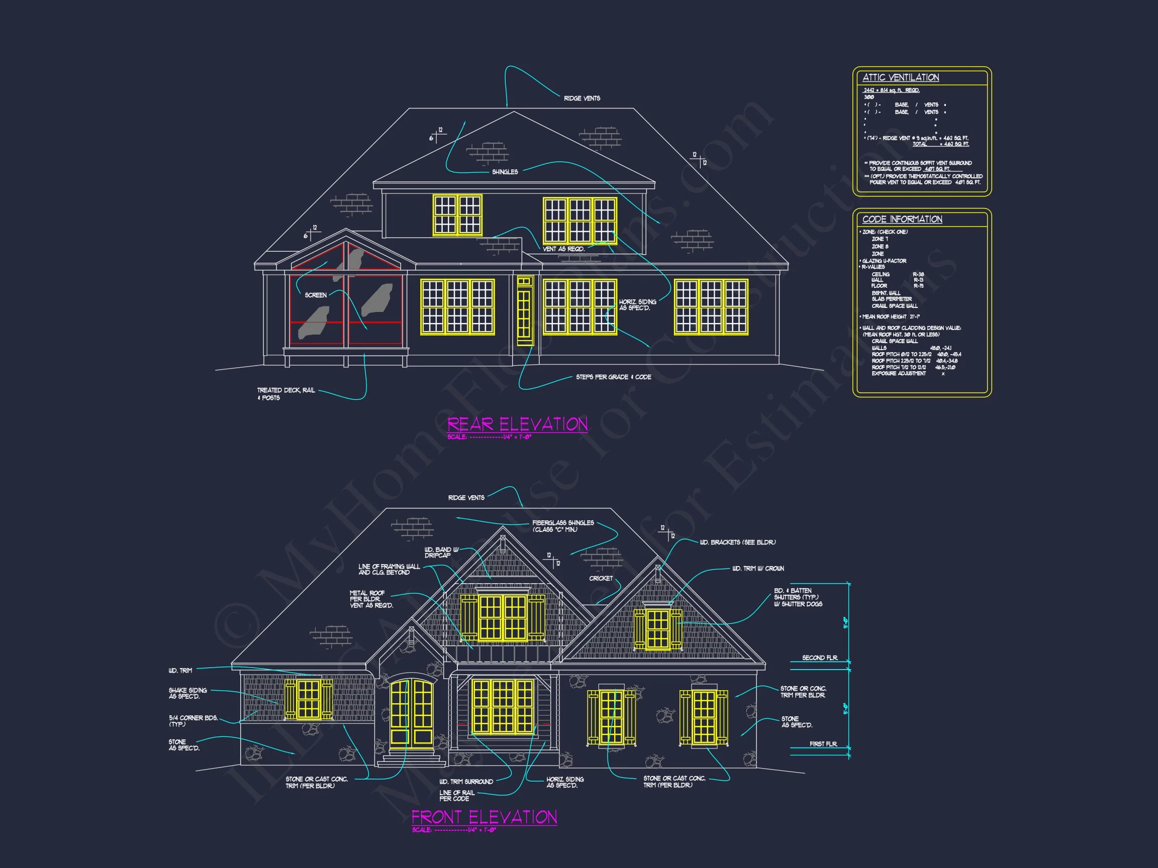 11-1908 HOUSE PLAN - Custom House Plan: Floor Plan, CAD Blueprint & Designs 9 Custom house Plan: Floor Plan, CAD Blueprint & Designs