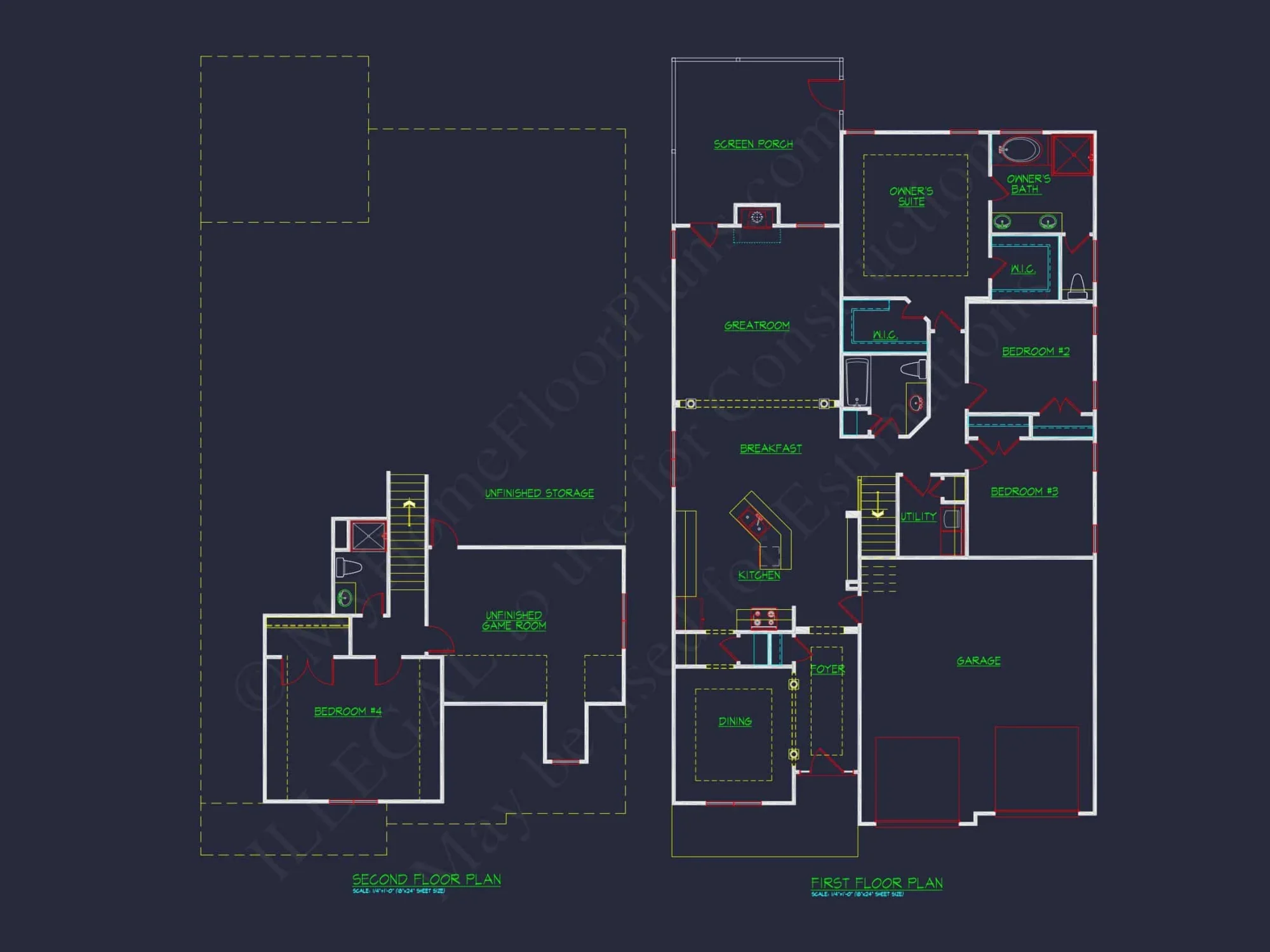 Timeless house Plan with Practical Floor Designs in CAD