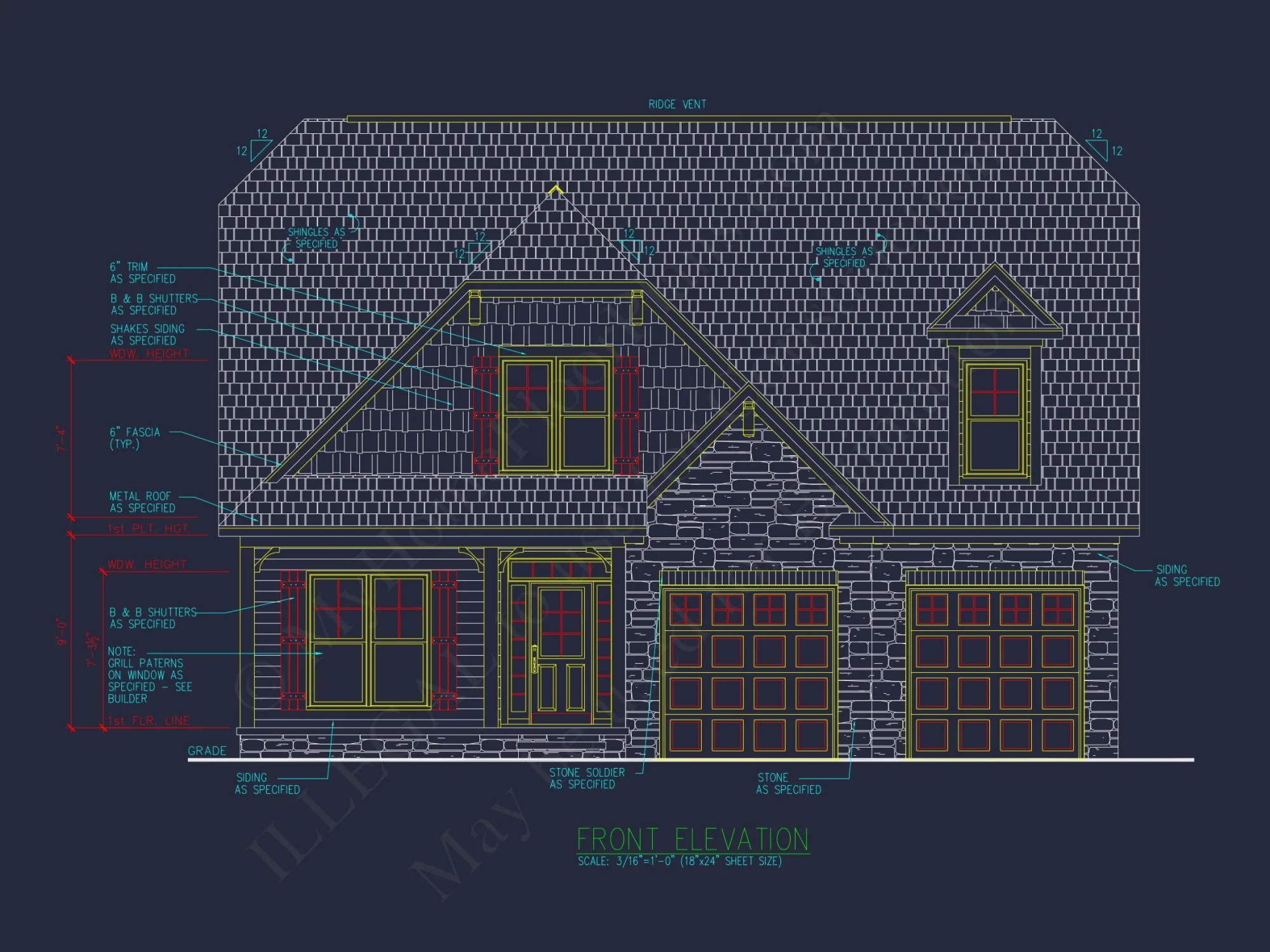 Timeless house Plan with Practical Floor Designs in CAD