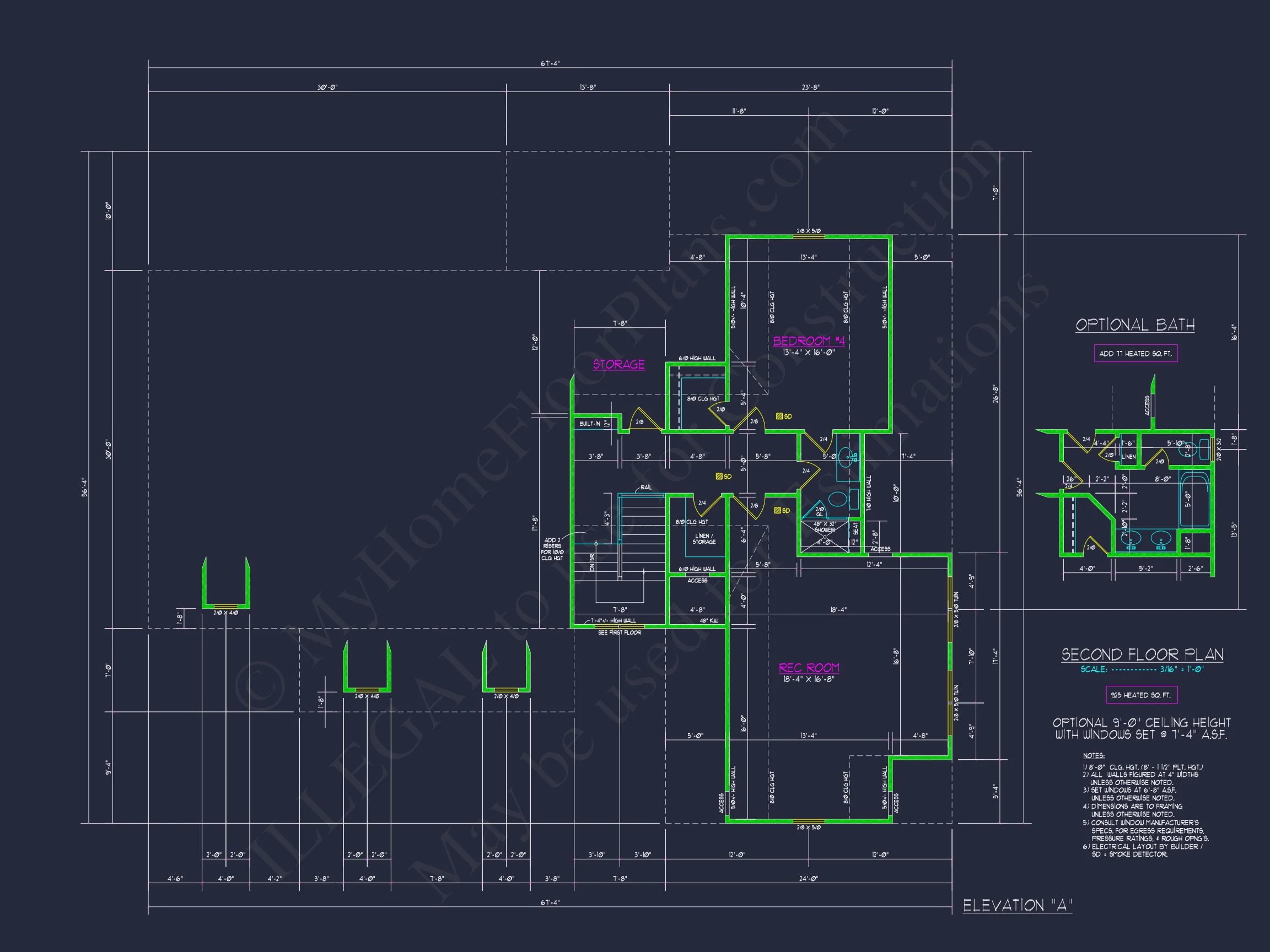 11-1770 HOUSE PLAN - Craftsman House Plan: Floor Plan, CAD Designs & Blueprint 18 Craftsman house Plan: Floor Plan, CAD Designs & Blueprint