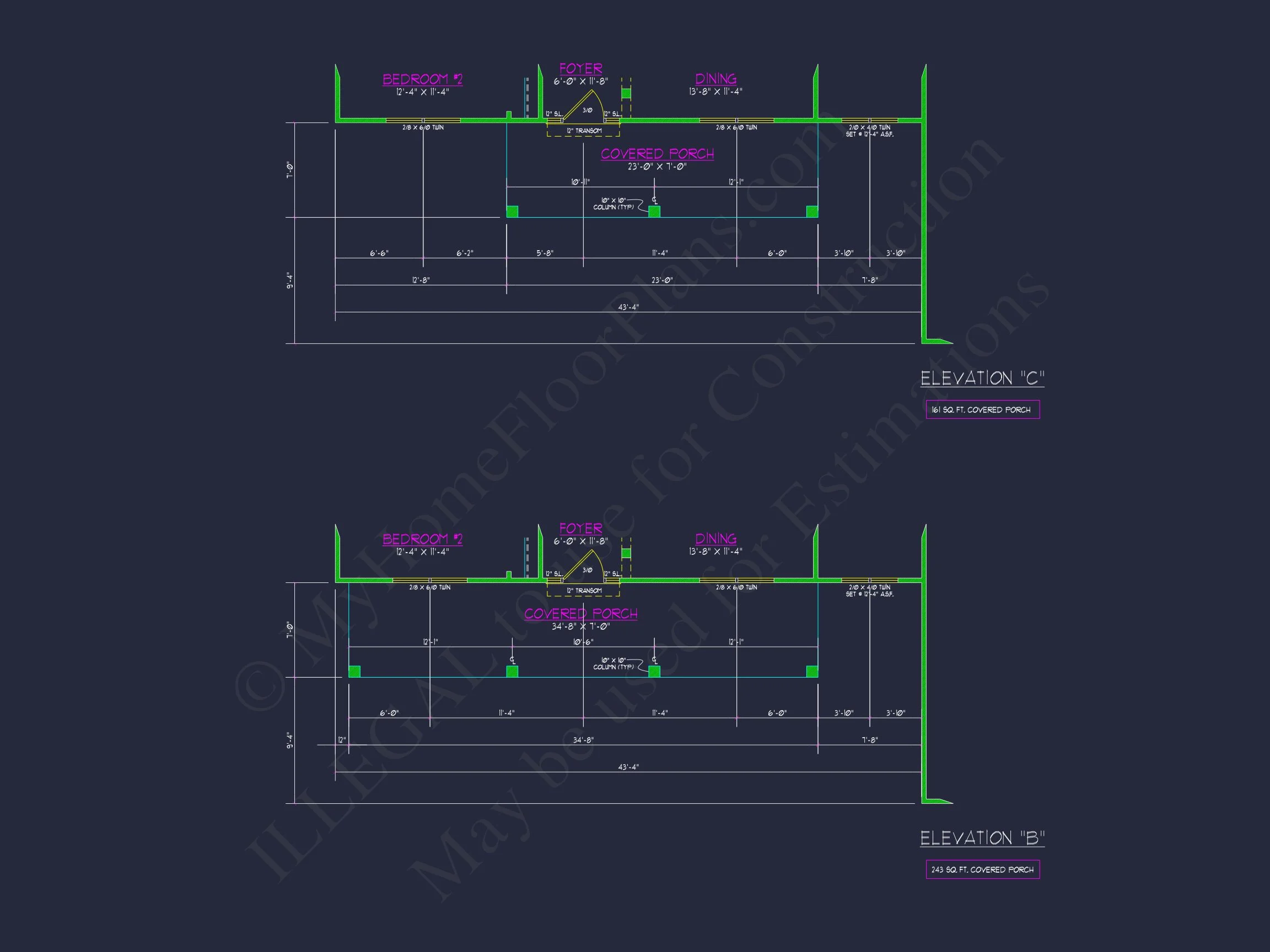 11-1770 HOUSE PLAN - Craftsman House Plan: Floor Plan, CAD Designs & Blueprint 17 Craftsman house Plan: Floor Plan, CAD Designs & Blueprint