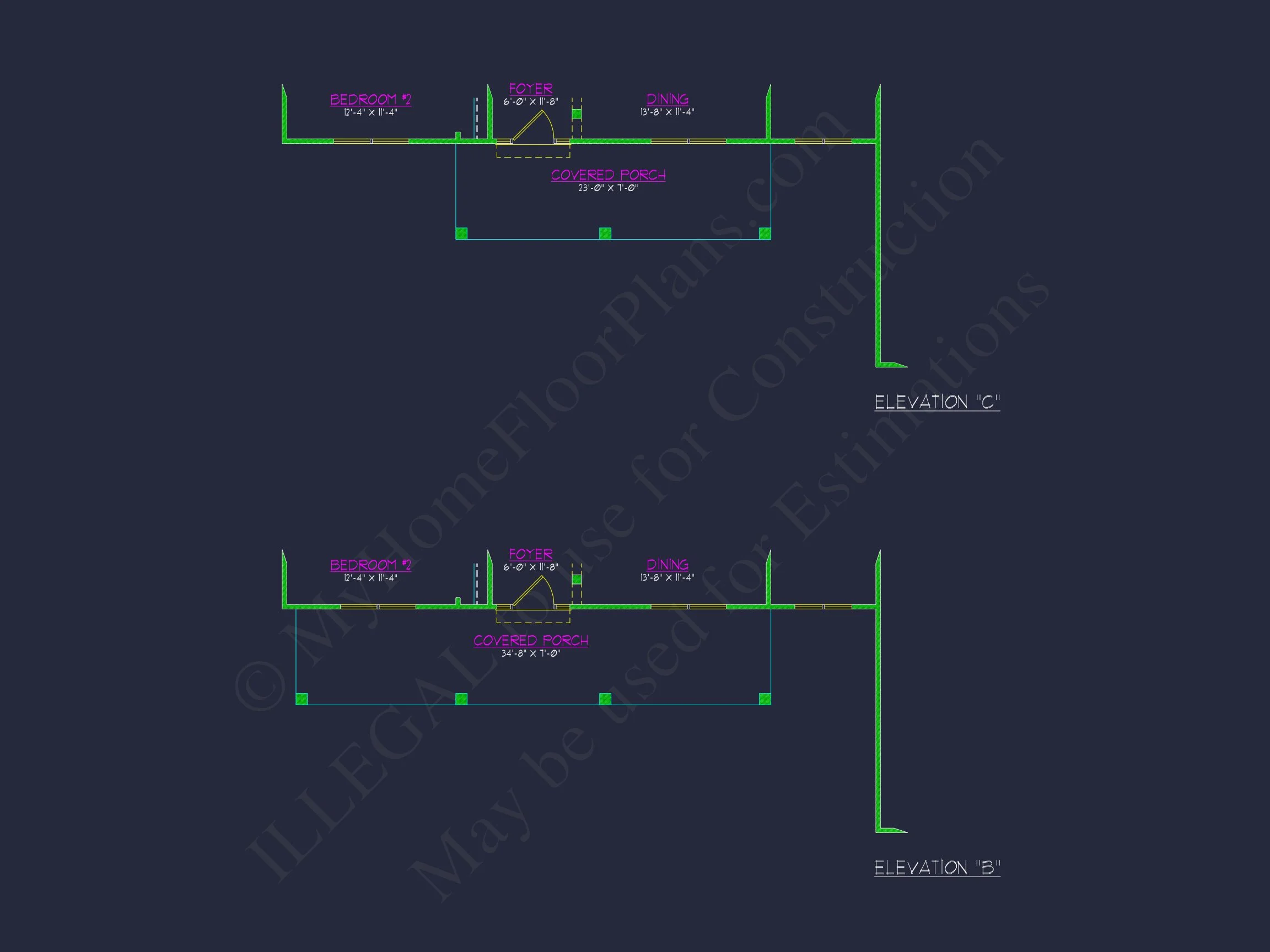 11-1770 HOUSE PLAN - Craftsman House Plan: Floor Plan, CAD Designs & Blueprint 15 Craftsman house Plan: Floor Plan, CAD Designs & Blueprint