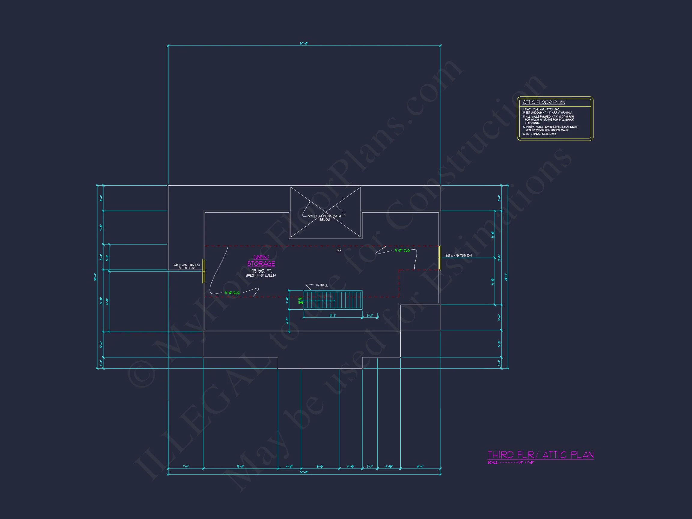 11-1752 HOUSE PLAN - Elegant 2-Story Colonial House Plan with Blueprint CAD Designs 10 Elegant 2-Story Colonial house Plan with Blueprint CAD Designs