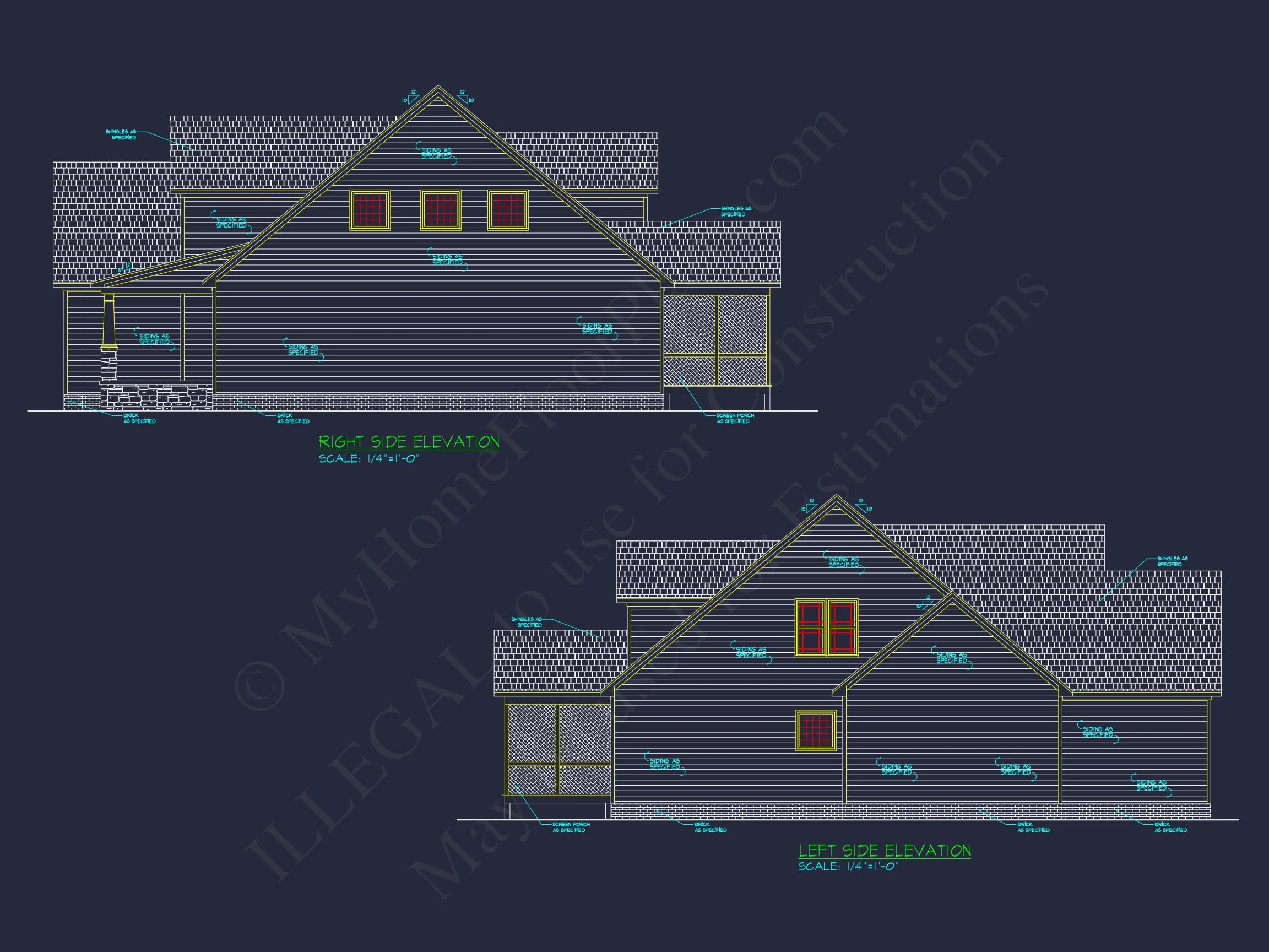 11-1732 HOUSE PLAN - Stunning House Floor Plan with CAD Designs and Blueprints 8 Stunning house Floor Plan with CAD Designs and Blueprints