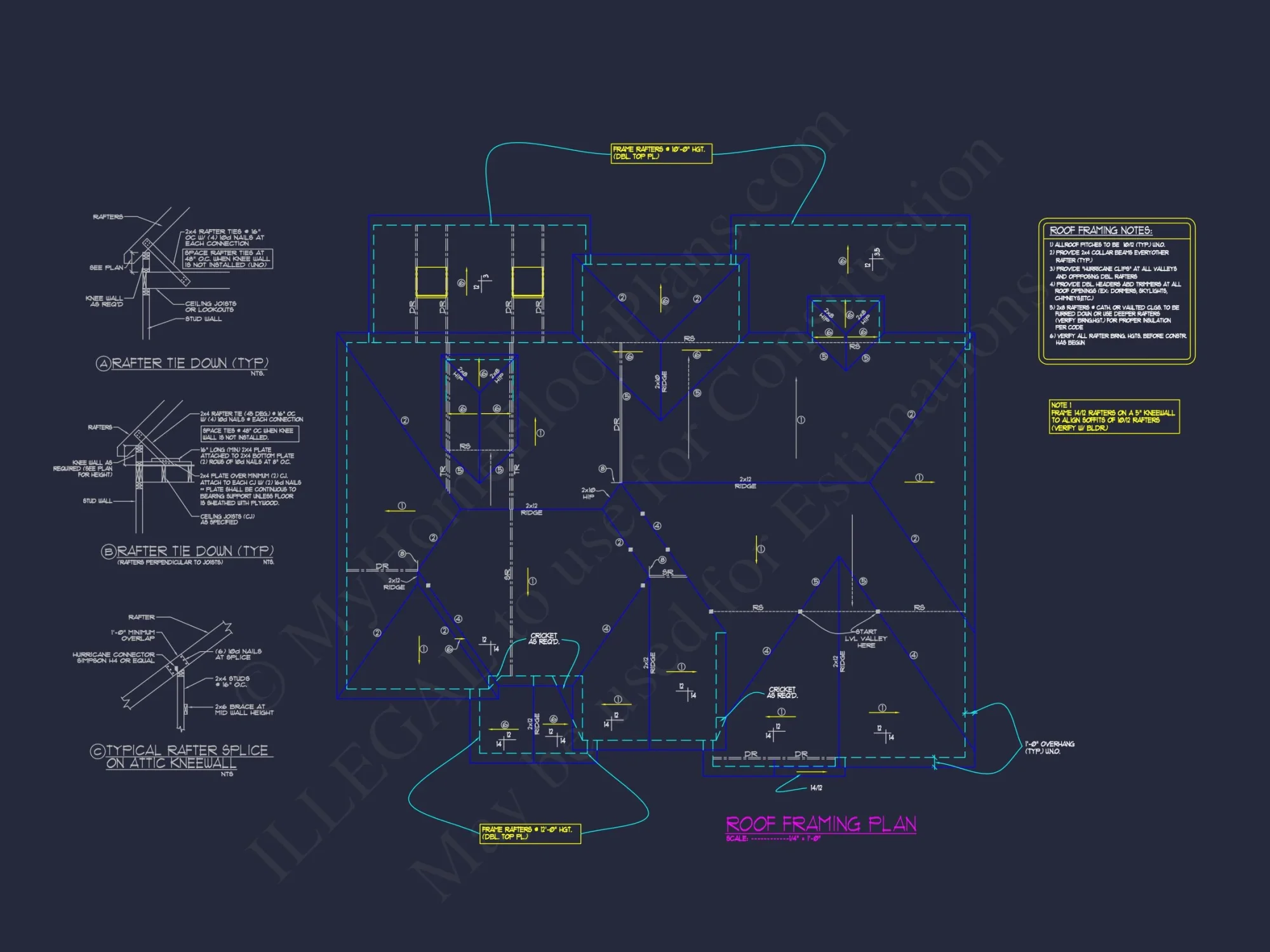 Elegant house Design: CAD Floor Plan and Architecture Blueprint