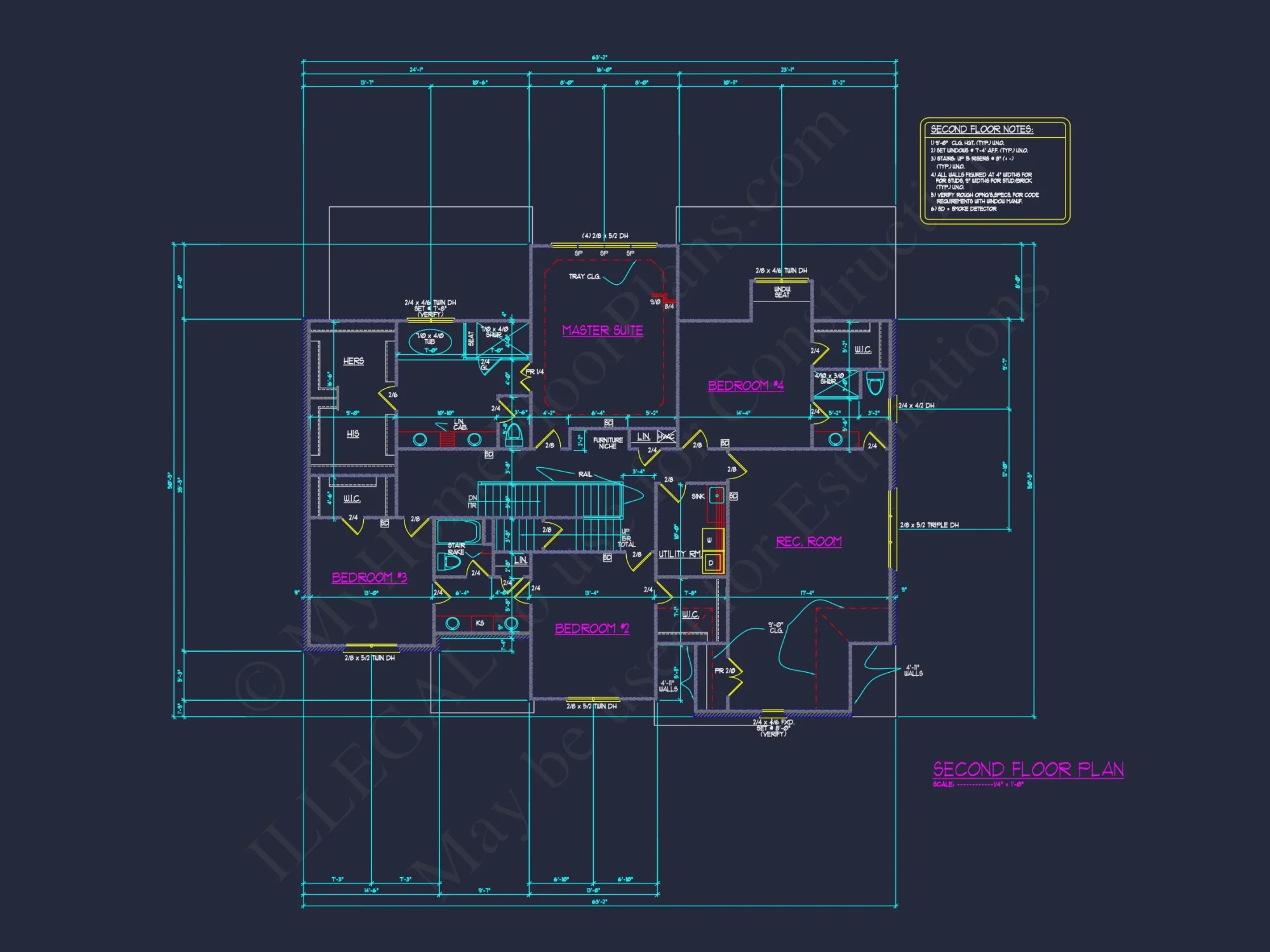 Elegant house Design: CAD Floor Plan and Architecture Blueprint