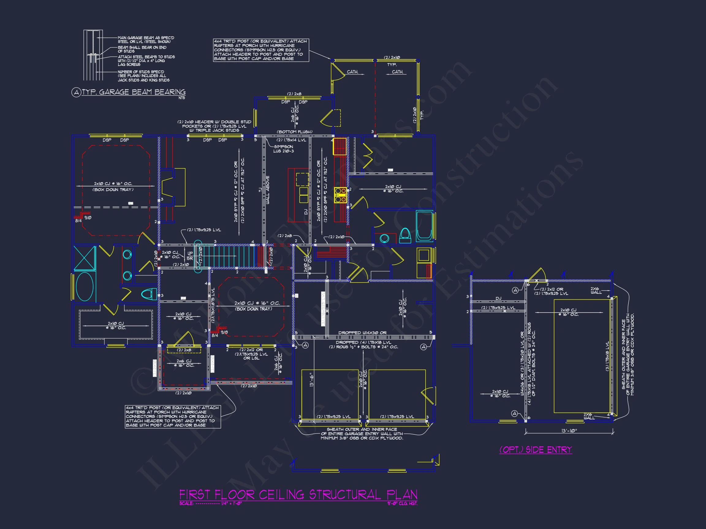11-1692 HOUSE PLAN - Craftsman House Floor Plan: Elegant 2-Story CAD Designs 14 Craftsman house Floor Plan: Elegant 2-Story CAD Designs