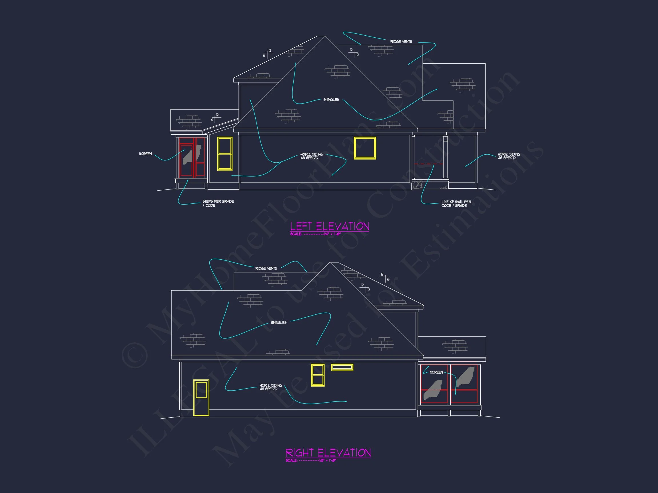 11-1692 HOUSE PLAN - Craftsman House Floor Plan: Elegant 2-Story CAD Designs 10 Craftsman house Floor Plan: Elegant 2-Story CAD Designs