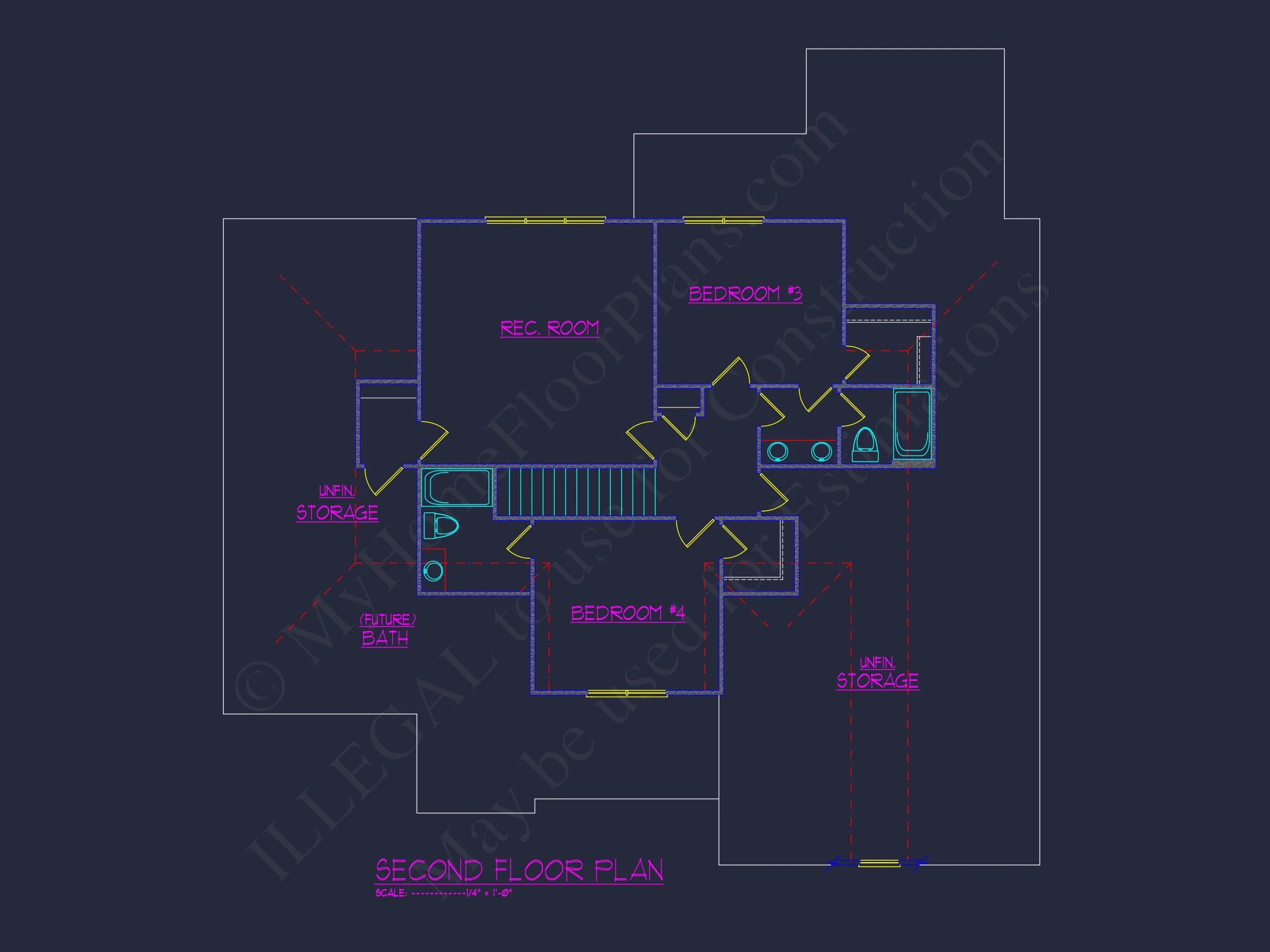 11-1692 HOUSE PLAN - Craftsman House Floor Plan: Elegant 2-Story CAD Designs 8 Craftsman house Floor Plan: Elegant 2-Story CAD Designs