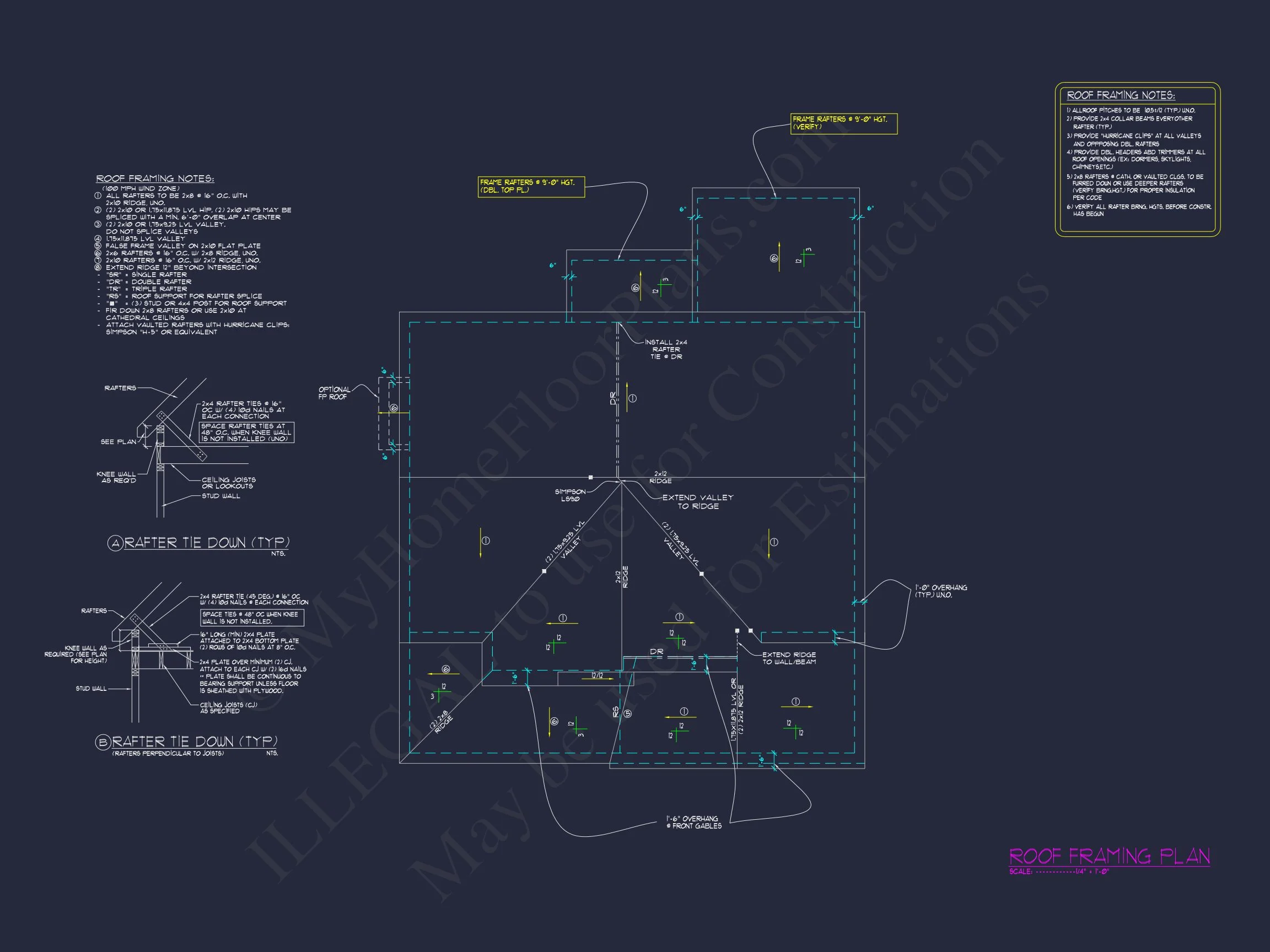 11-1673 HOUSE PLAN - Elegant 3-Story Craftsman House Plan with Detailed CAD Designs 14 Elegant 3-Story Craftsman house Plan with Detailed CAD Designs