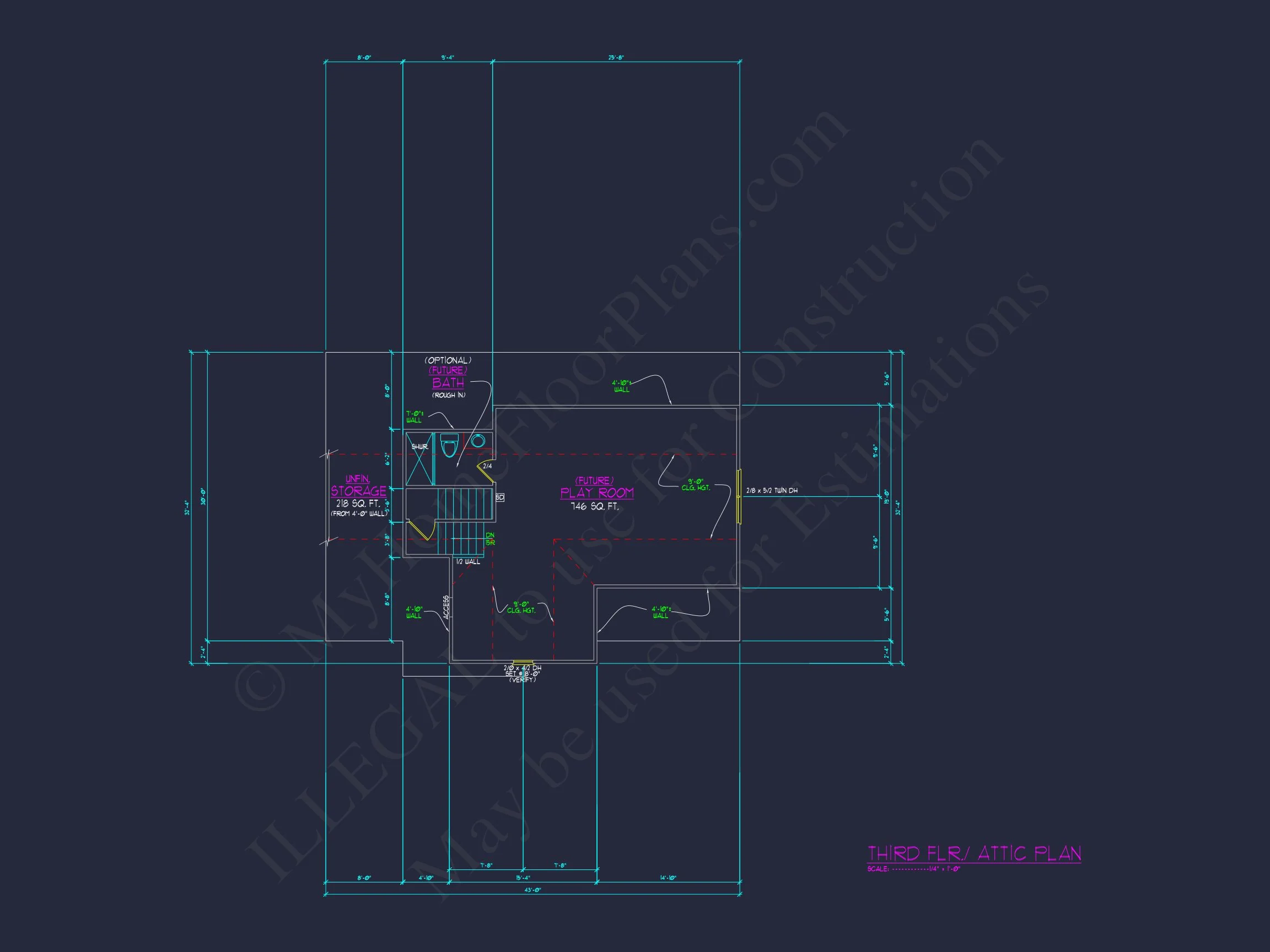 11-1673 HOUSE PLAN - Elegant 3-Story Craftsman House Plan with Detailed CAD Designs 10 Elegant 3-Story Craftsman house Plan with Detailed CAD Designs