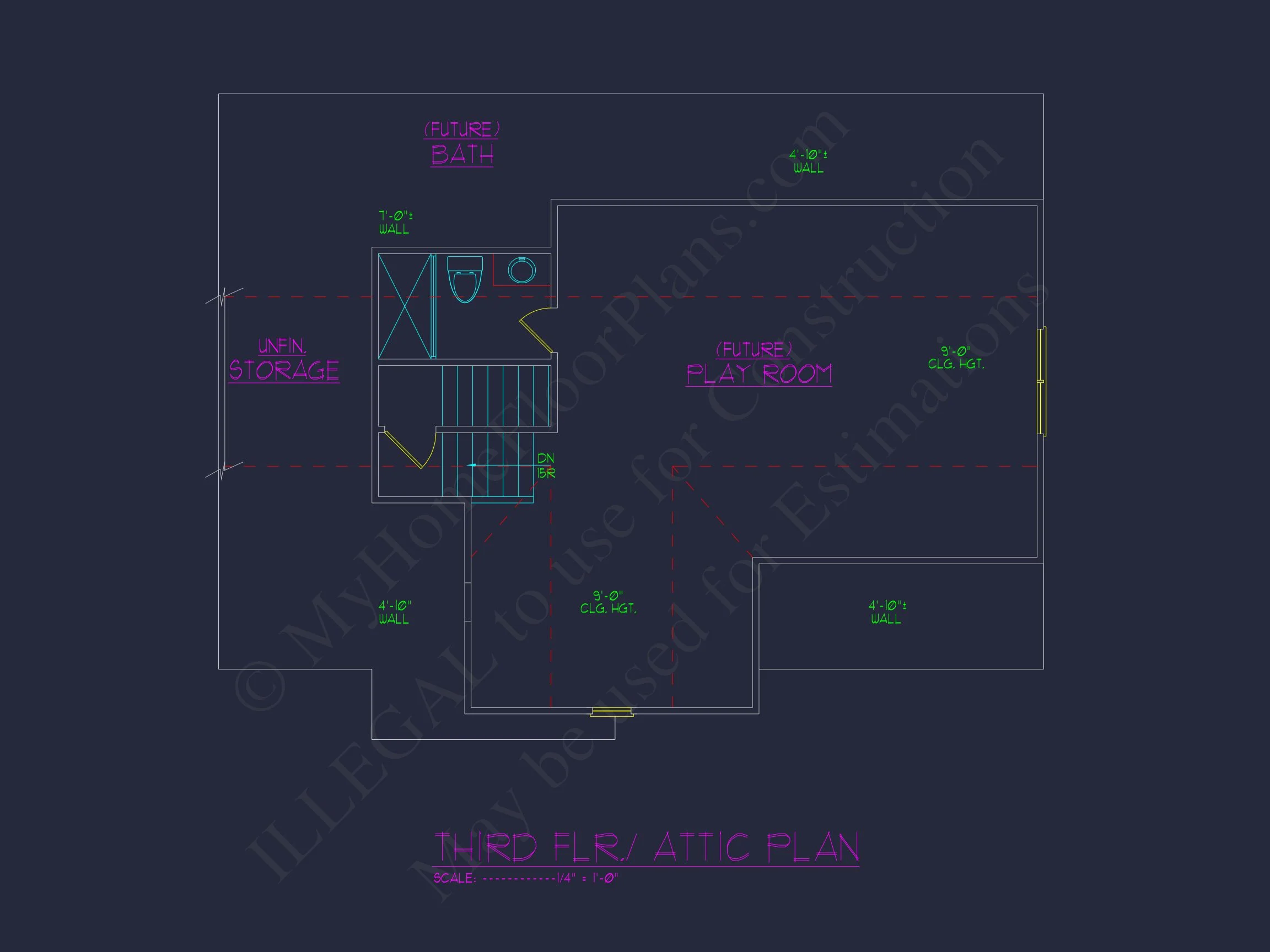11-1673 HOUSE PLAN - Elegant 3-Story Craftsman House Plan with Detailed CAD Designs 7 Elegant 3-Story Craftsman house Plan with Detailed CAD Designs