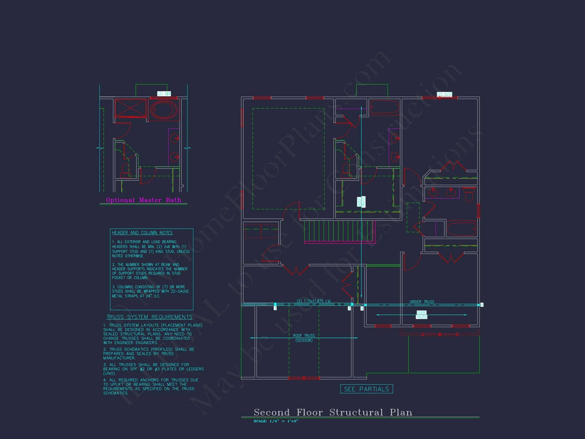 11-1645 HOUSE PLAN - Elegant CAD House Plan with 2 Floors, Garage & 4 Bedrooms 18 Elegant CAD house Plan with 2 Floors, Garage & 4 Bedrooms