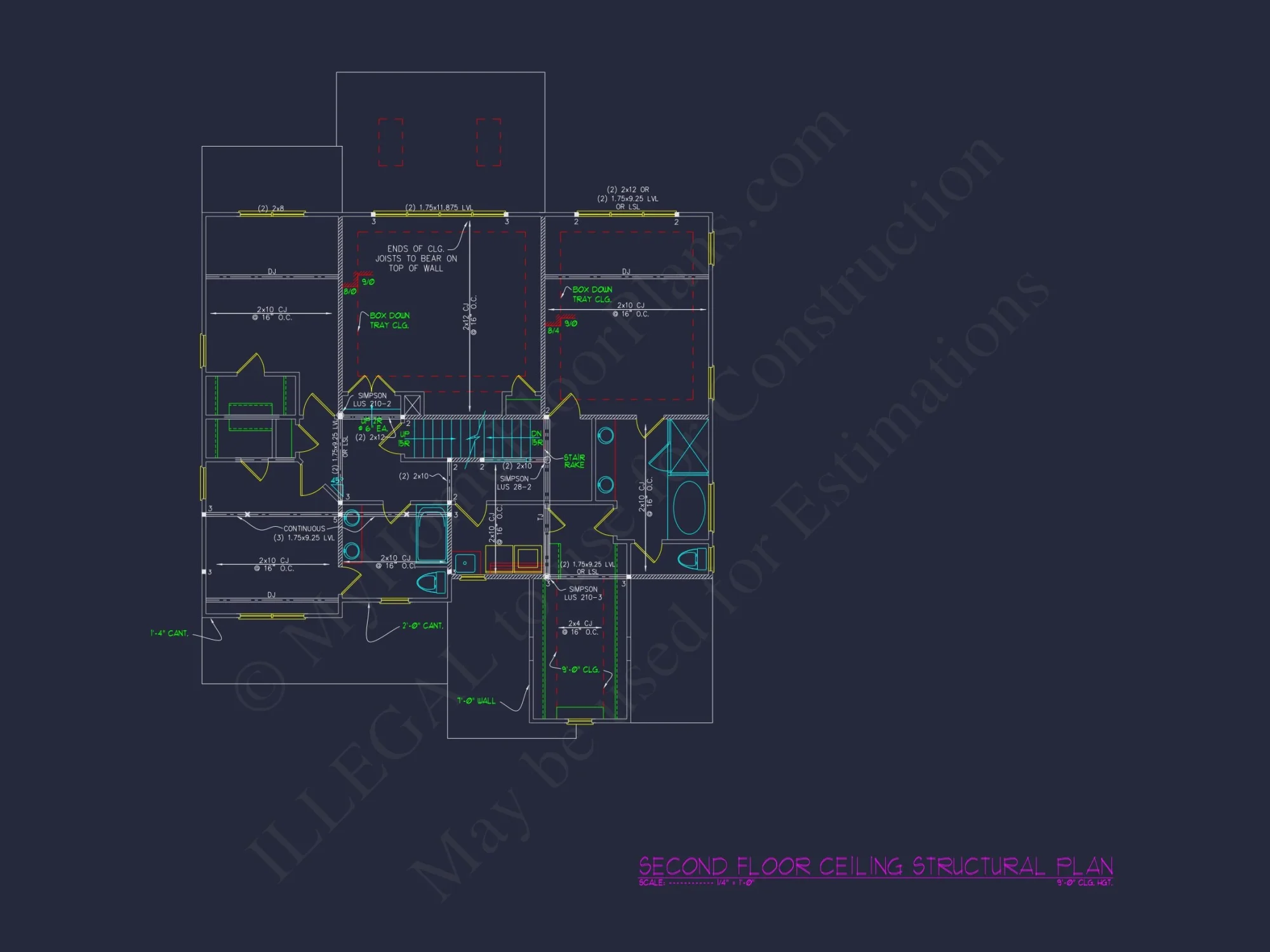 Craftsman house Plan with Detailed Floor Plan and CAD Designs