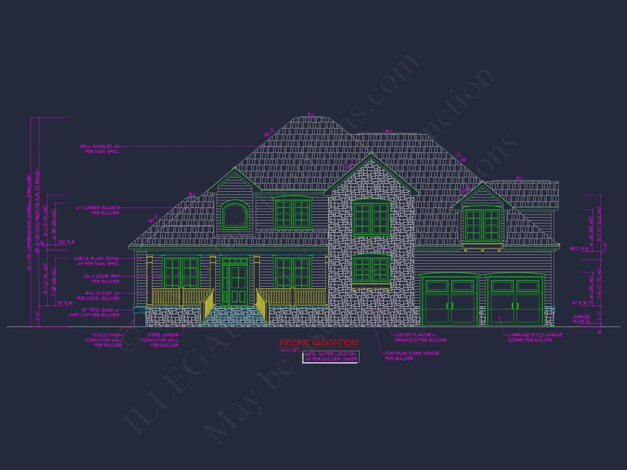 Elegant Craftsman house Plan with Spacious Floor Designs