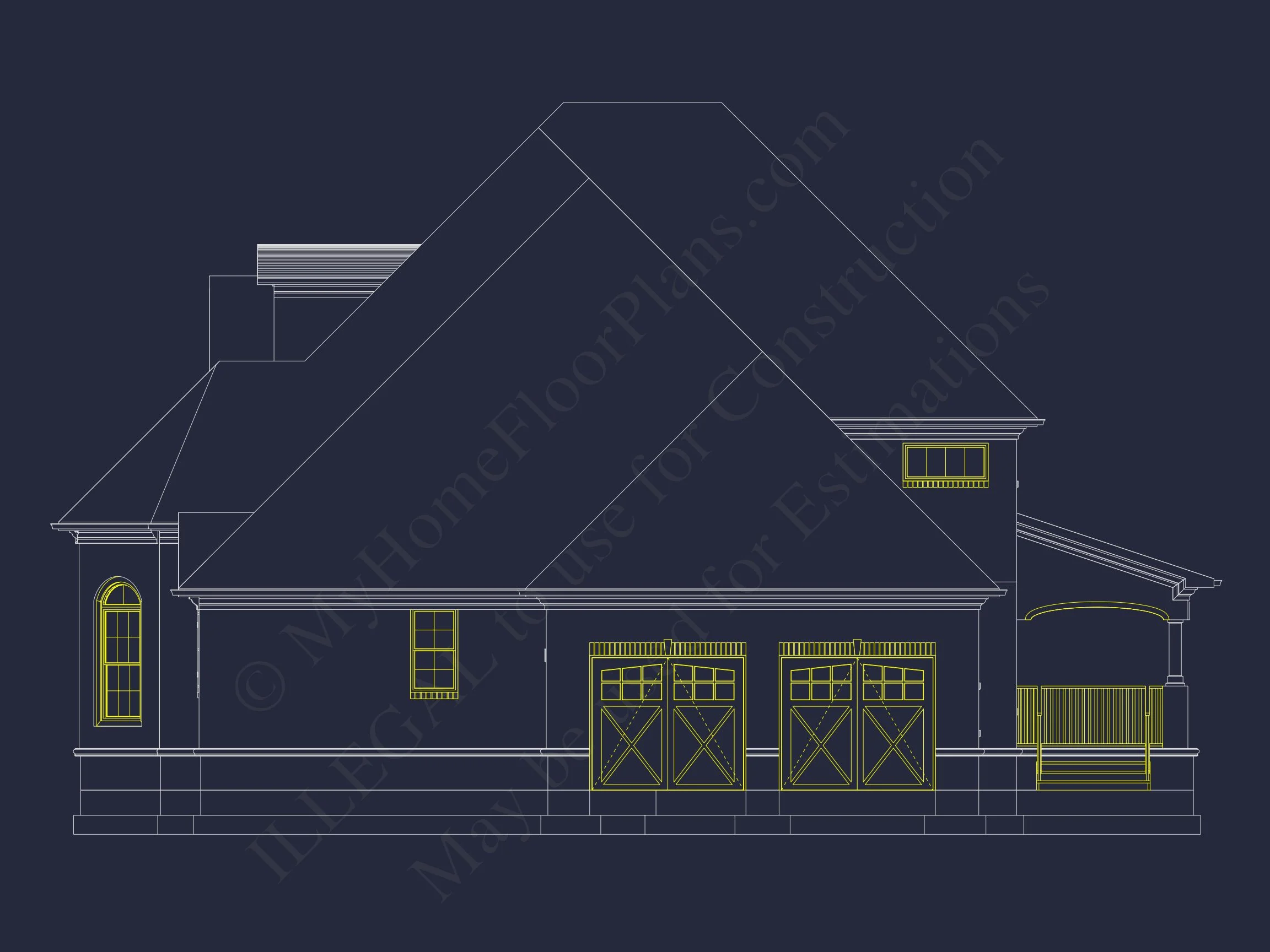 11-1510 HOUSE PLAN - Elegant Traditional House Plan with Spacious Layout and CAD Designs 28 Elegant Traditional house Plan with Spacious Layout and CAD Designs