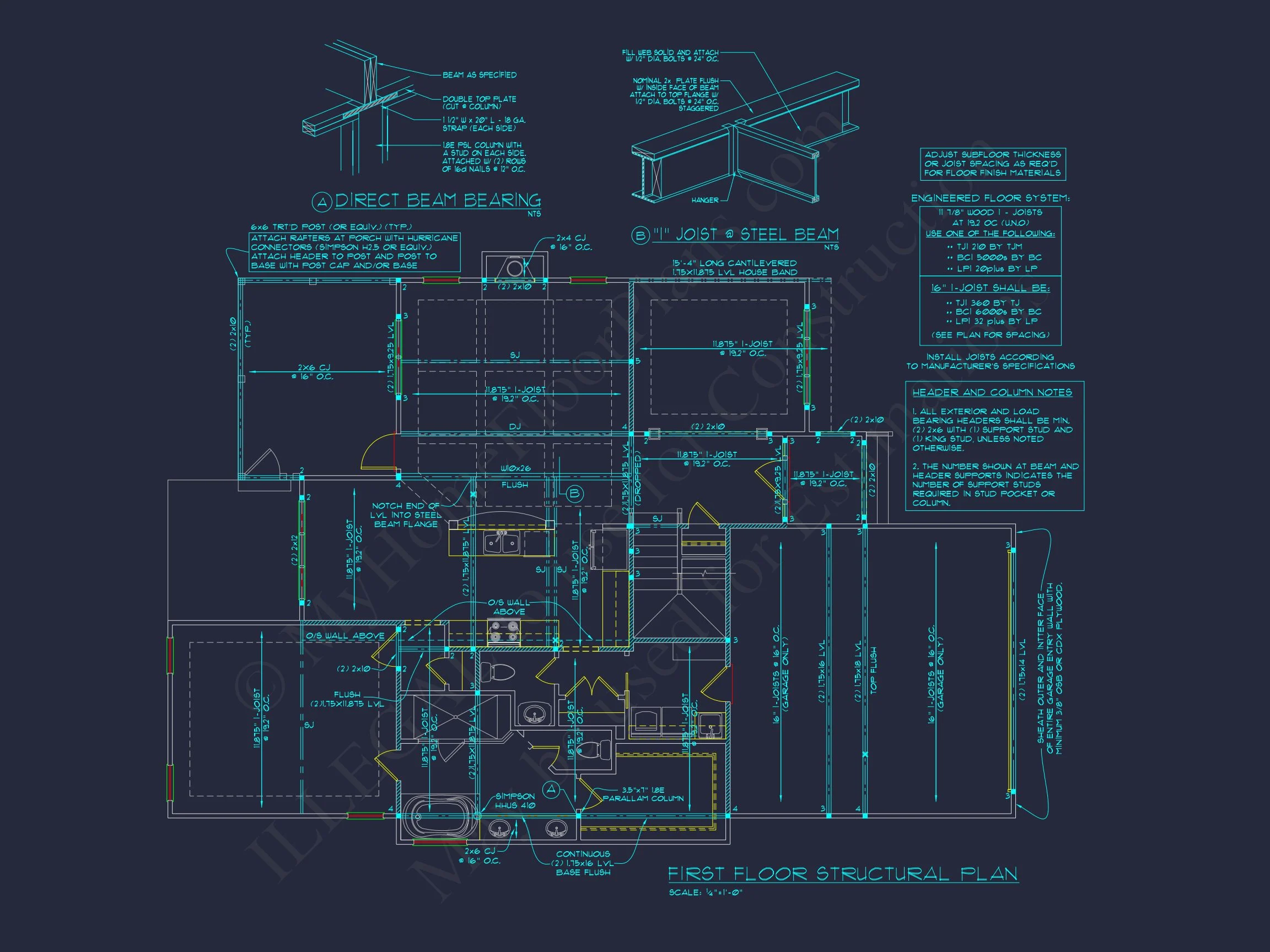 11-1467 HOUSE PLAN - Traditional Craftsman House Floor Plan Design with CAD Blueprints 14 Traditional Craftsman house Floor Plan Design with CAD Blueprints