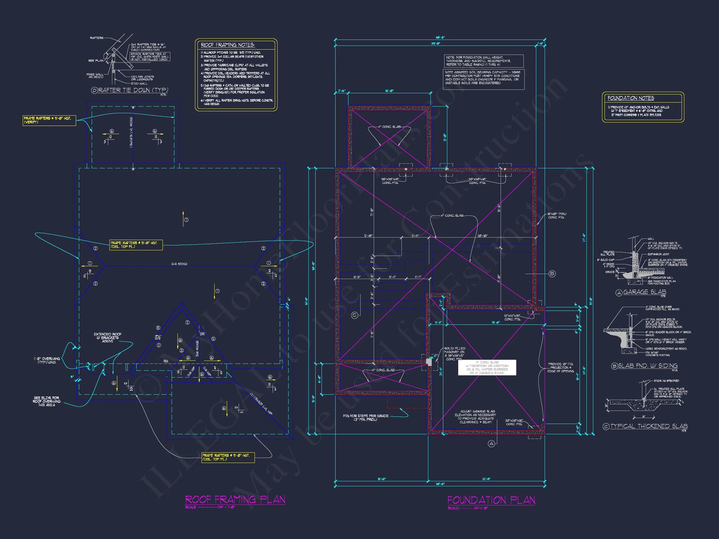 11-1466 HOUSE PLAN - Classic House Floor Plan and Architectural Blueprint Designs 11 Classic house Floor Plan and Architectural Blueprint Designs