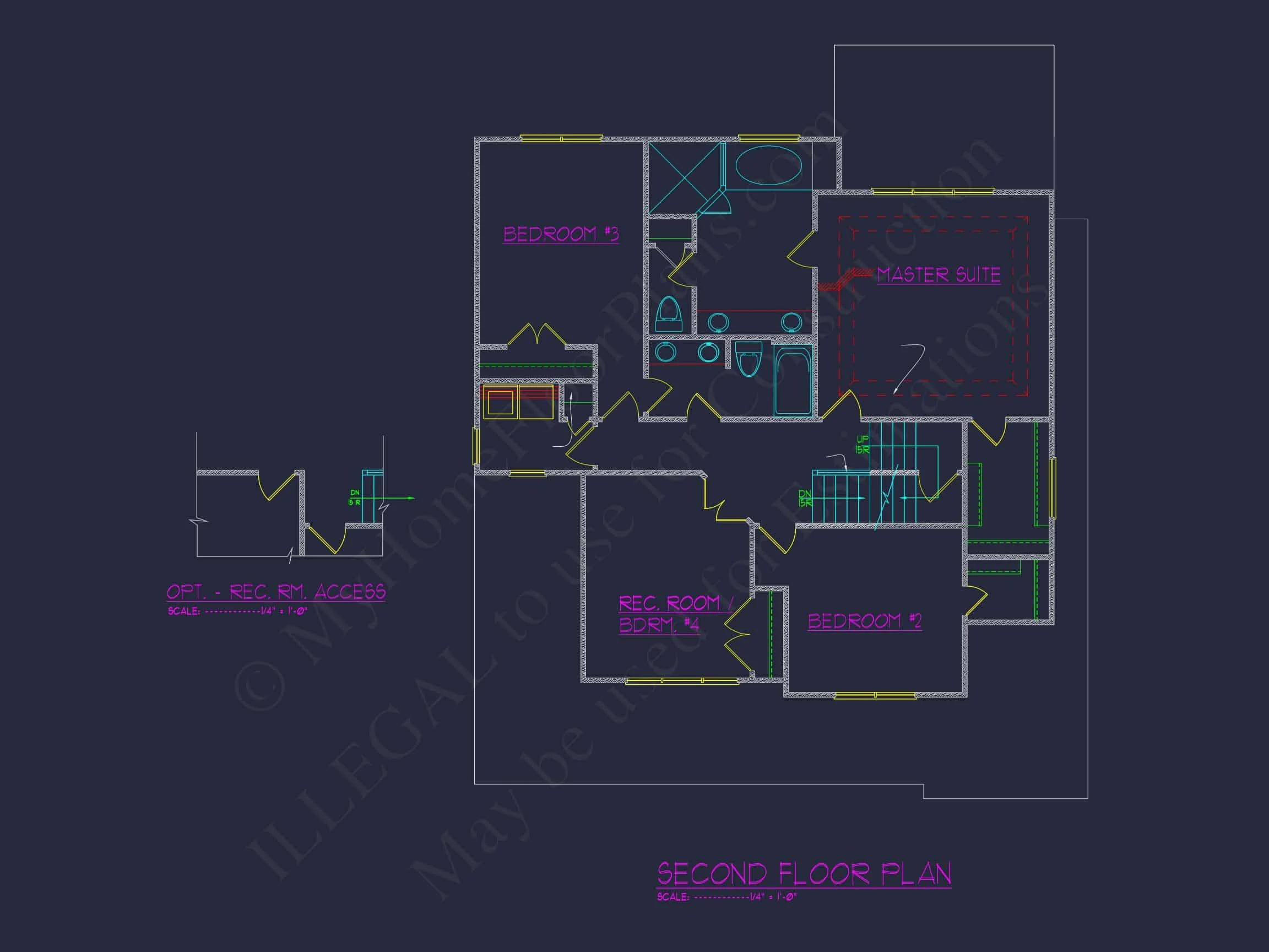11-1446 HOUSE PLAN - Custom House Floor Plan with CAD Blueprints and Craftsman Design 6 Custom house Floor Plan with CAD Blueprints and Craftsman Design