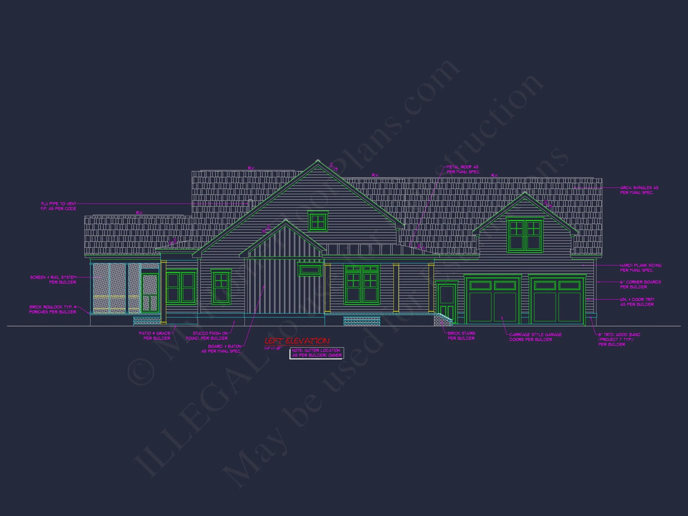 11-1429 HOUSE PLAN - House Floor Plan Blueprint: 2-Story CAD Designs & Features 6 house Floor Plan Blueprint: 2-Story CAD Designs & Features