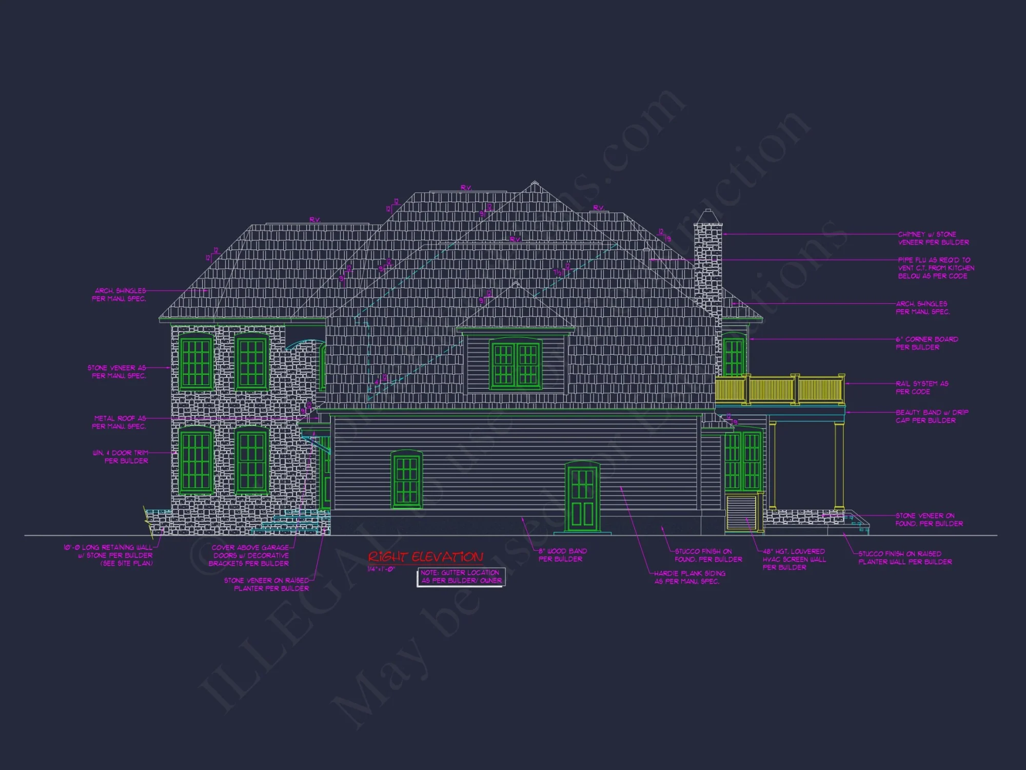 Custom house Plan with 3 Beds, 3.5 Baths