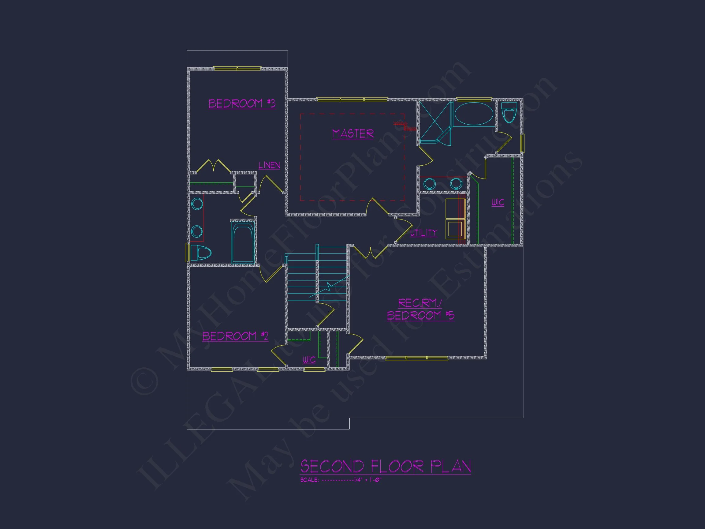 11-1387 HOUSE PLAN - Craftsman House Plan with 2.5 Stories & Family-Friendly Design 6 Craftsman house Plan with 2.5 Stories & Family-Friendly Design