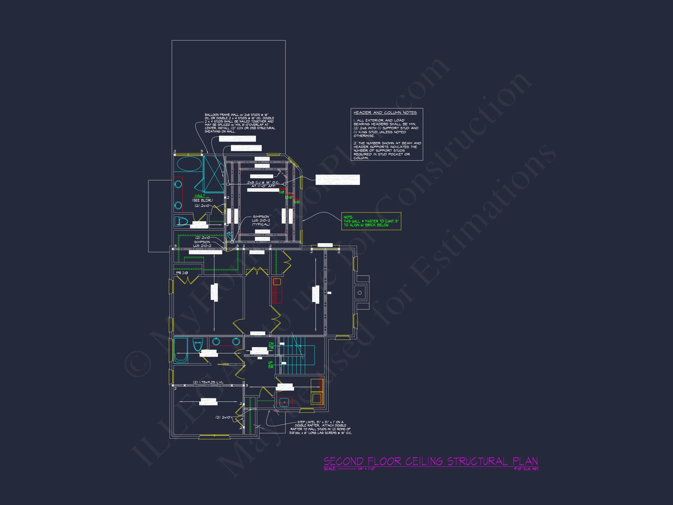 11-1356 HOUSE PLAN - Elegant Tudor House Design with CAD Floor Plans & Blueprints 11 Elegant Tudor house Design with CAD Floor Plans & Blueprints