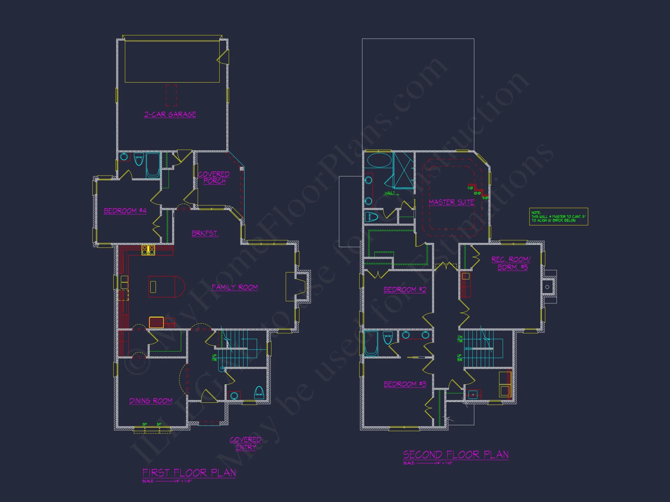 11-1356 HOUSE PLAN - Elegant Tudor House Design with CAD Floor Plans & Blueprints 5 Elegant Tudor house Design with CAD Floor Plans & Blueprints