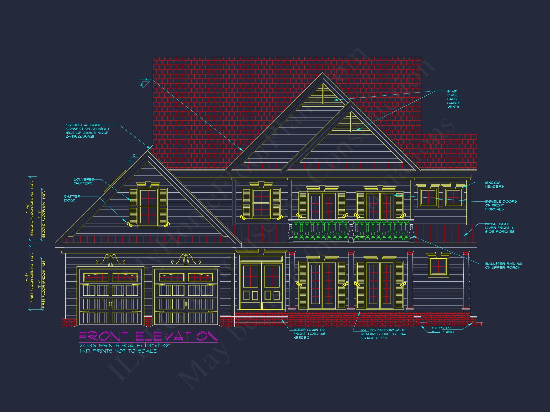 11-1289 HOUSE PLAN - Charming 2-Story House Plan with Spacious CAD Blueprint Designs 3 Charming 2-Story house Plan with Spacious CAD Blueprint Designs
