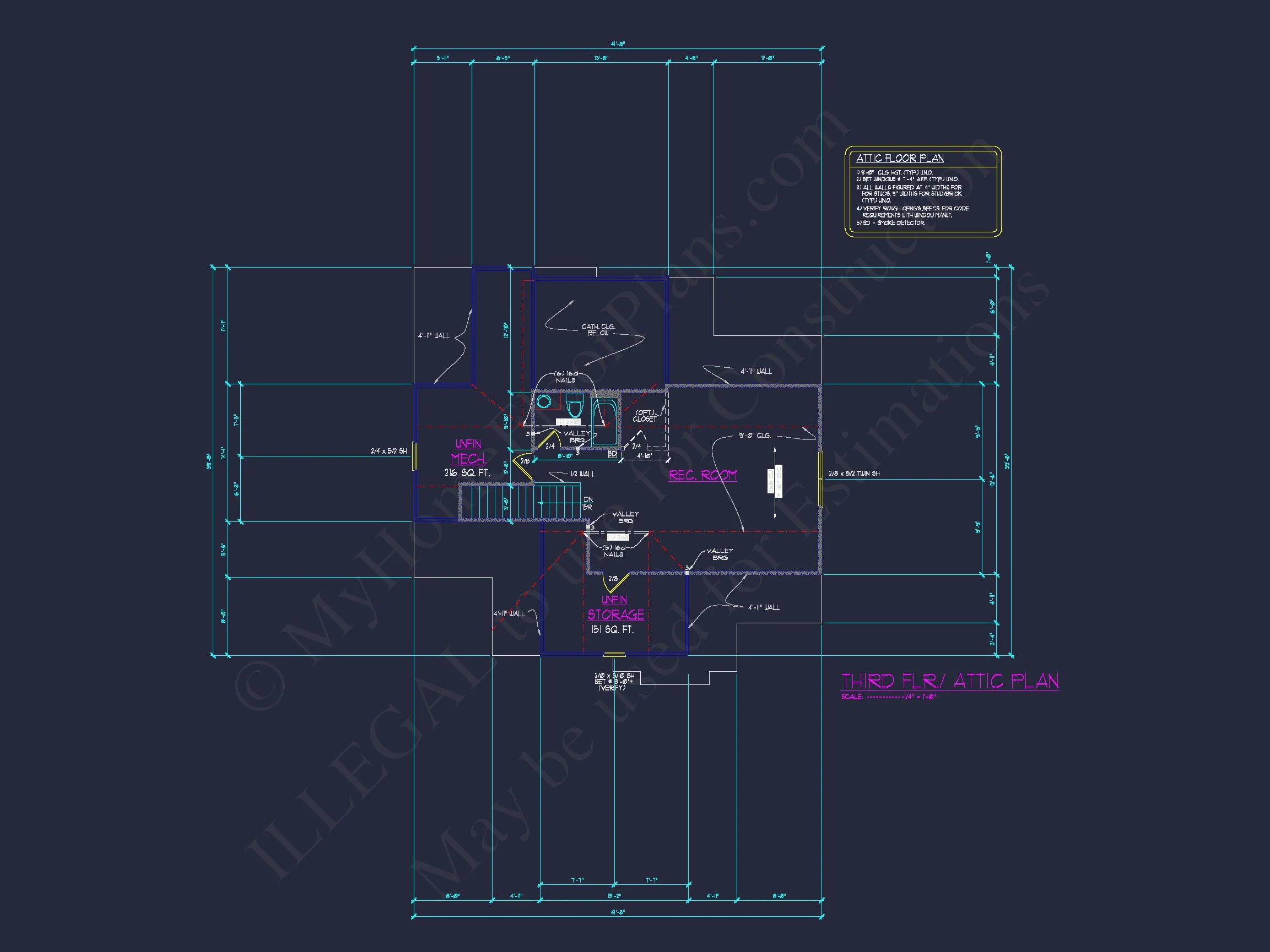 11-1285 HOUSE PLAN - Three-Story Country Craftsman House Blueprint with CAD Designs 14 Three-Story Country Craftsman house Blueprint with CAD Designs