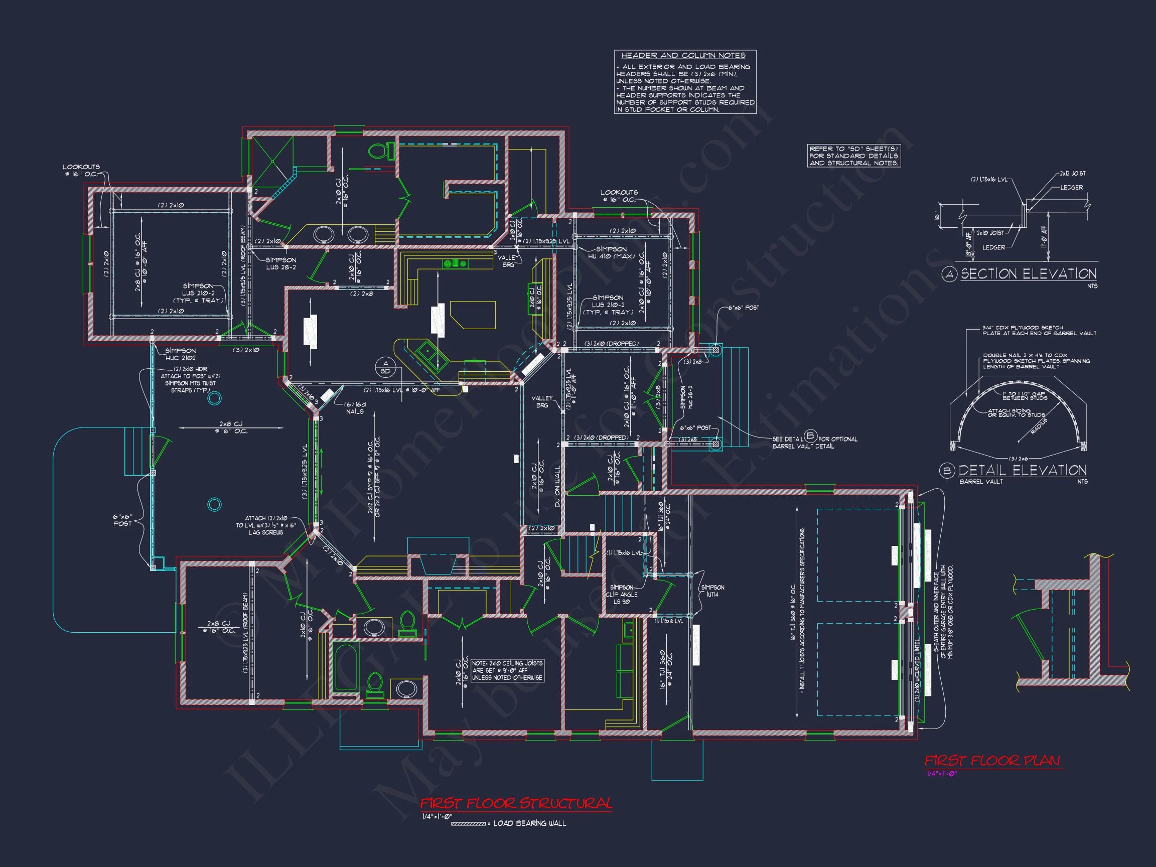 11-1241 HOUSE PLAN - Modern Suburban House Plan with Blueprint and CAD Designs 11 Modern Suburban house Plan with Blueprint and CAD Designs
