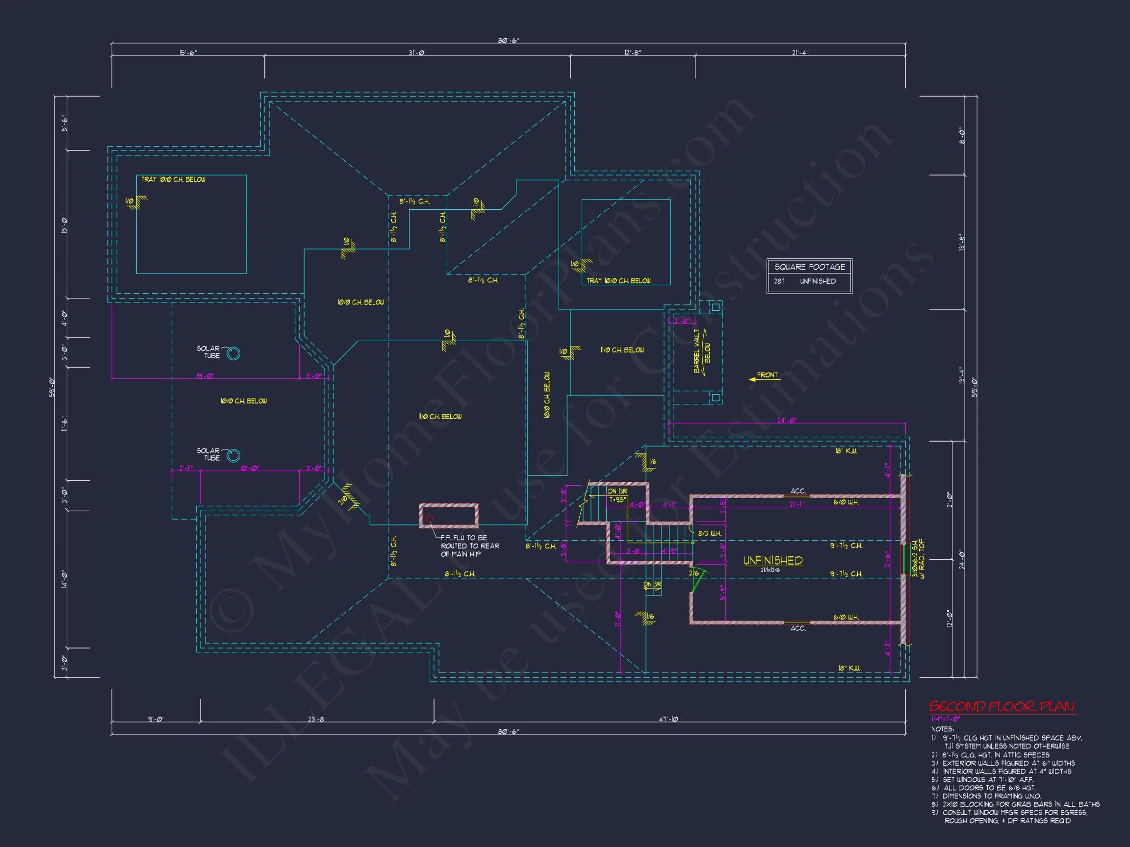 11-1241 HOUSE PLAN - Modern Suburban House Plan with Blueprint and CAD Designs 10 Modern Suburban house Plan with Blueprint and CAD Designs