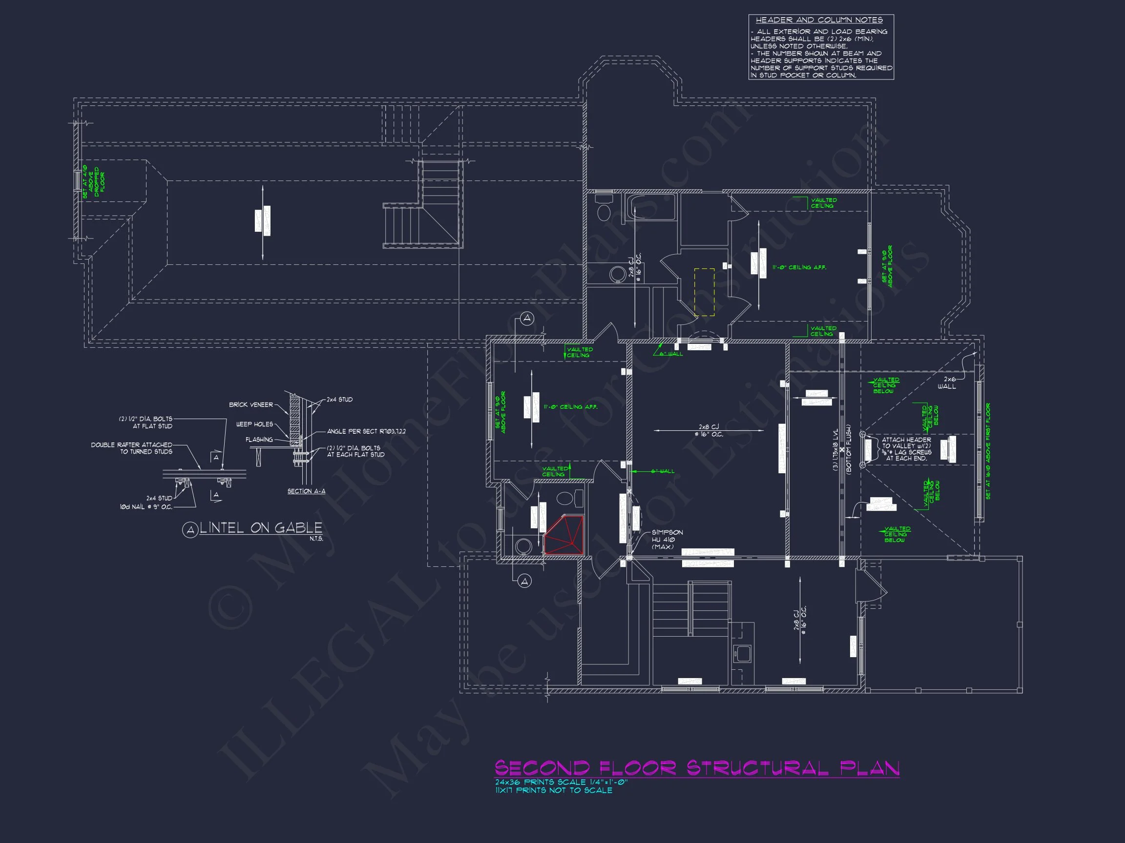 11-1207 HOUSE PLAN - Stunning House Plan with Spacious CAD Blueprint Designs 14 Stunning house Plan with Spacious CAD Blueprint Designs
