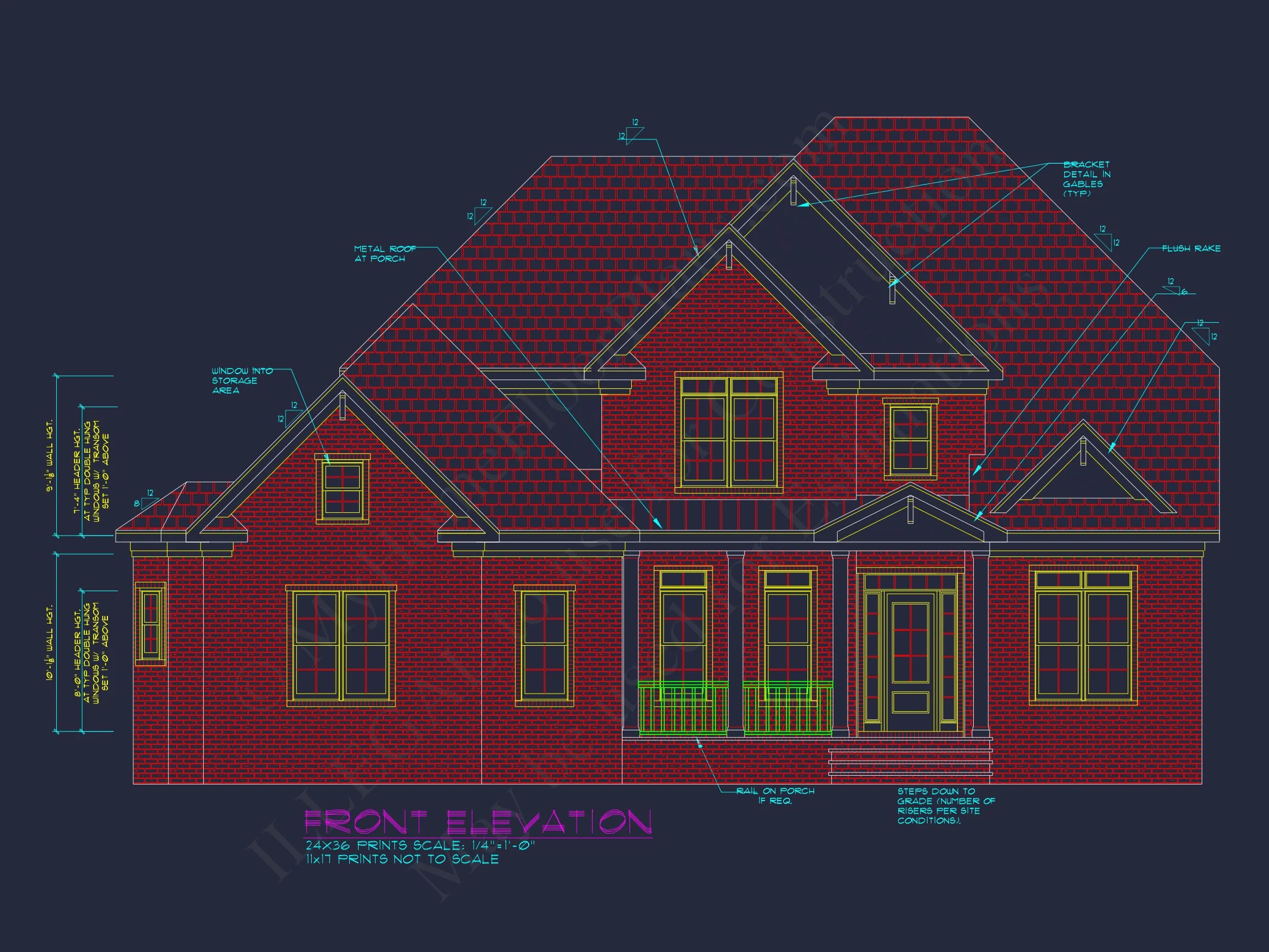 11-1207 HOUSE PLAN - Stunning House Plan with Spacious CAD Blueprint Designs 3 Stunning house Plan with Spacious CAD Blueprint Designs
