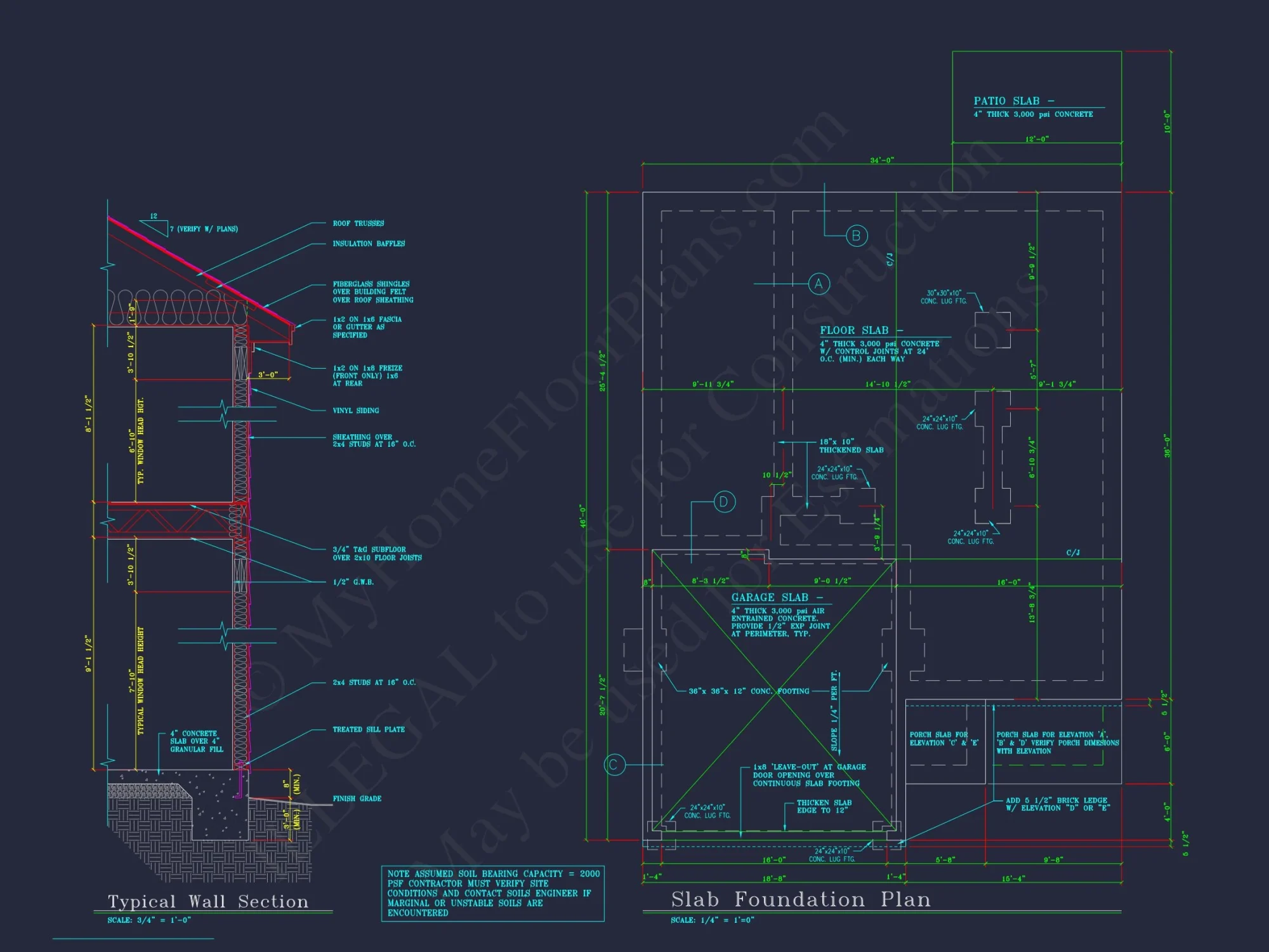 Perfectly Crafted house Floor Plan with 2 Floors and 4 Bedrooms