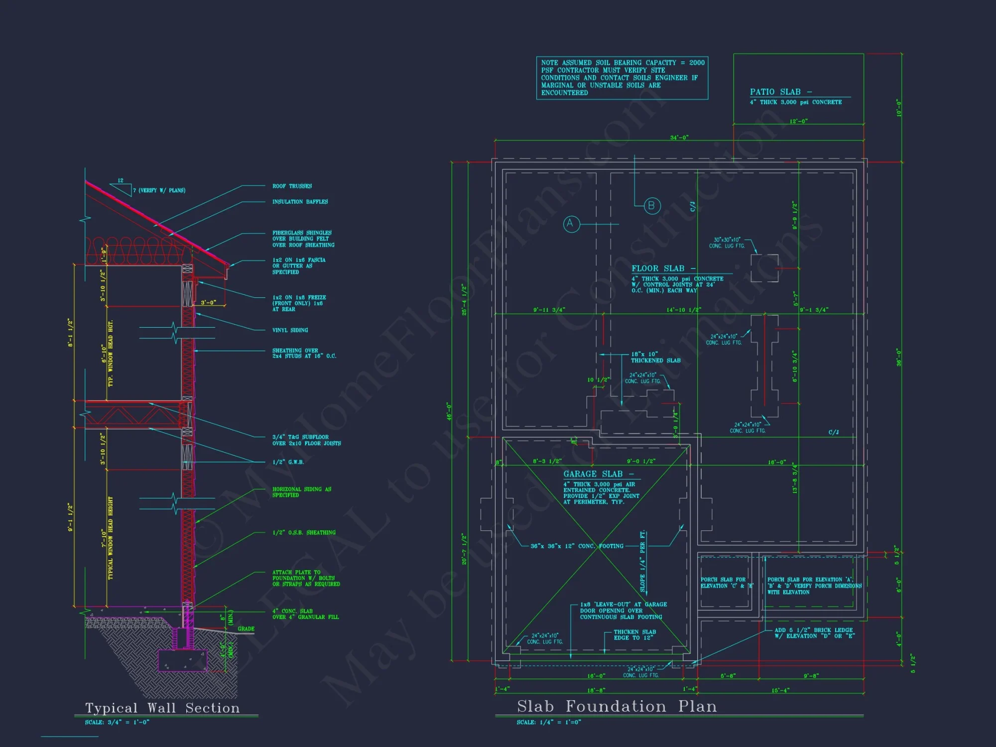 Perfectly Crafted house Floor Plan with 2 Floors and 4 Bedrooms
