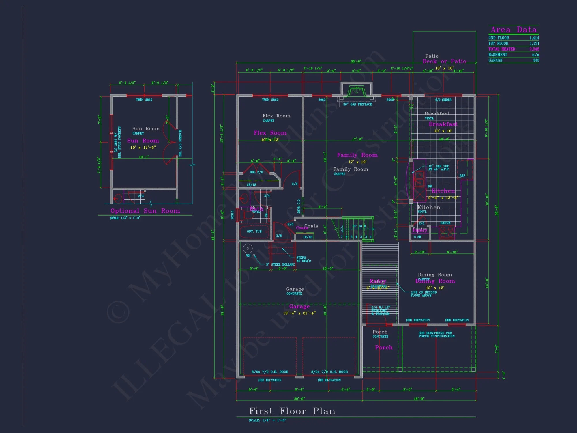 Perfectly Crafted house Floor Plan with 2 Floors and 4 Bedrooms