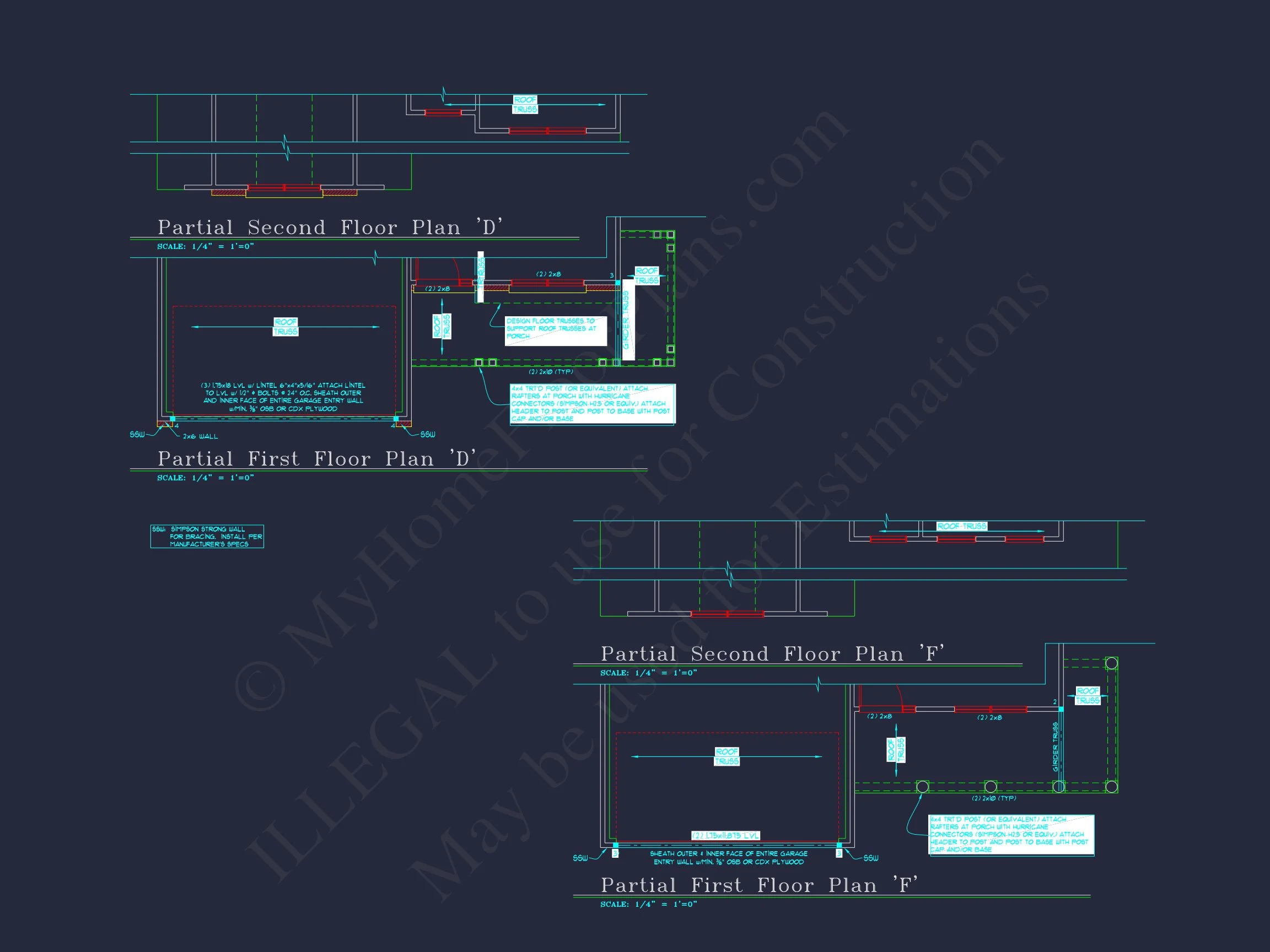 11-1194 HOUSE PLAN - Colonial-Style 2-Story House Blueprint with 4 Bedrooms 24 Colonial-Style 2-Story house Blueprint with 4 Bedrooms