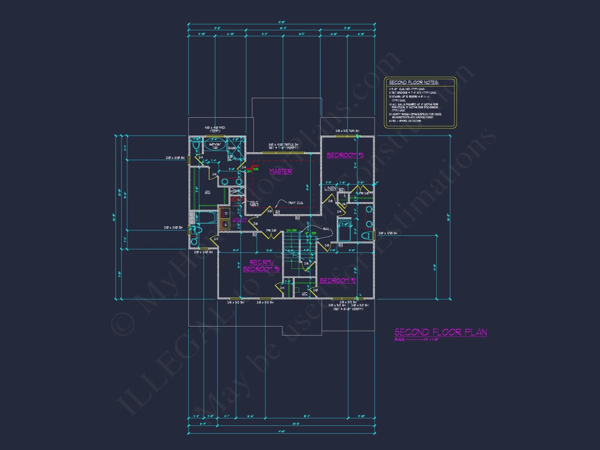 Modern Craftsman-Style house Plan with Detailed CAD Blueprints