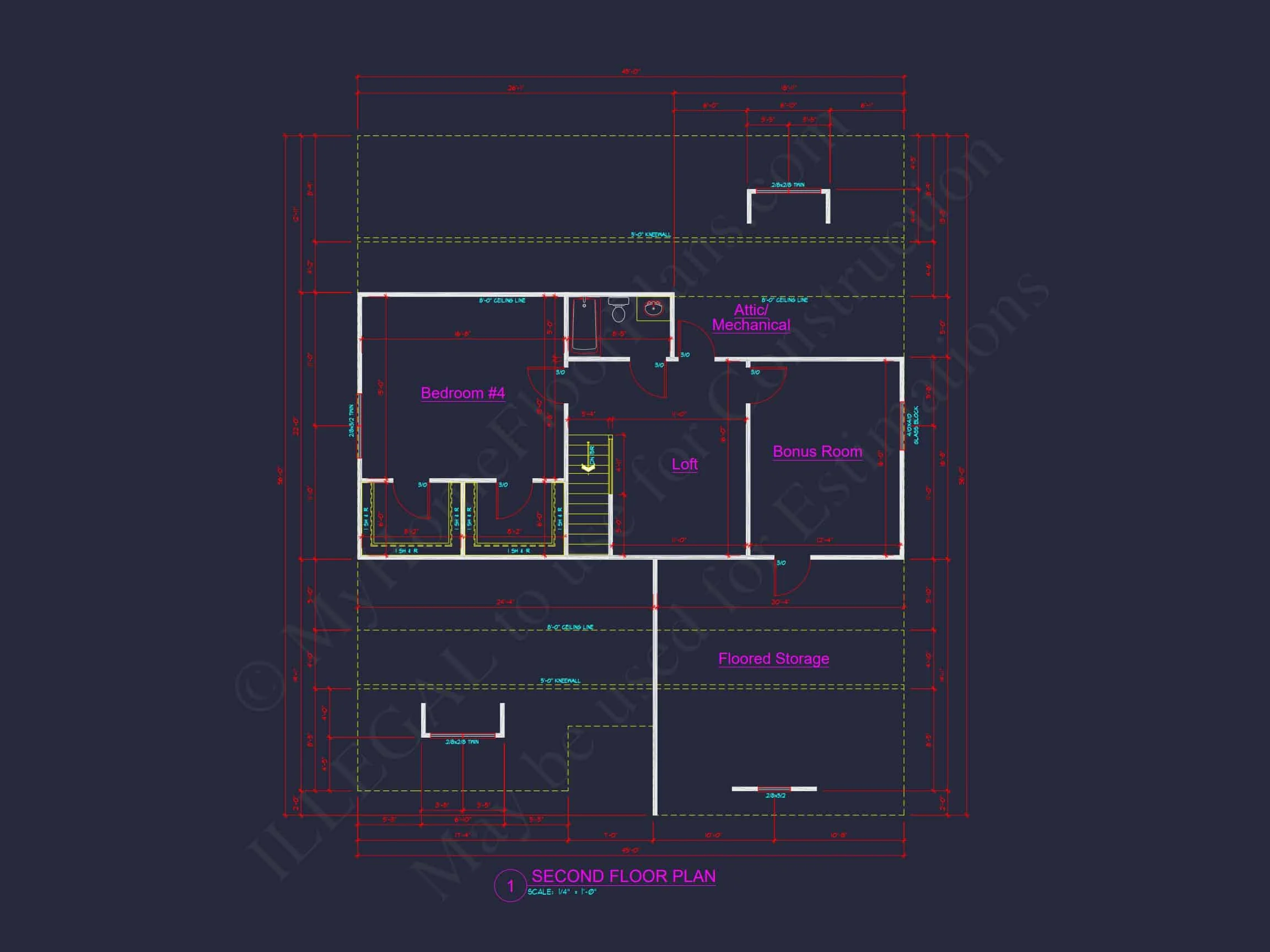 11-1112 HOUSE PLAN - Elegant House Plan with Floor Plans, Blueprint, and CAD Designs 8 Elegant house Plan with Floor Plans, Blueprint, and CAD Designs