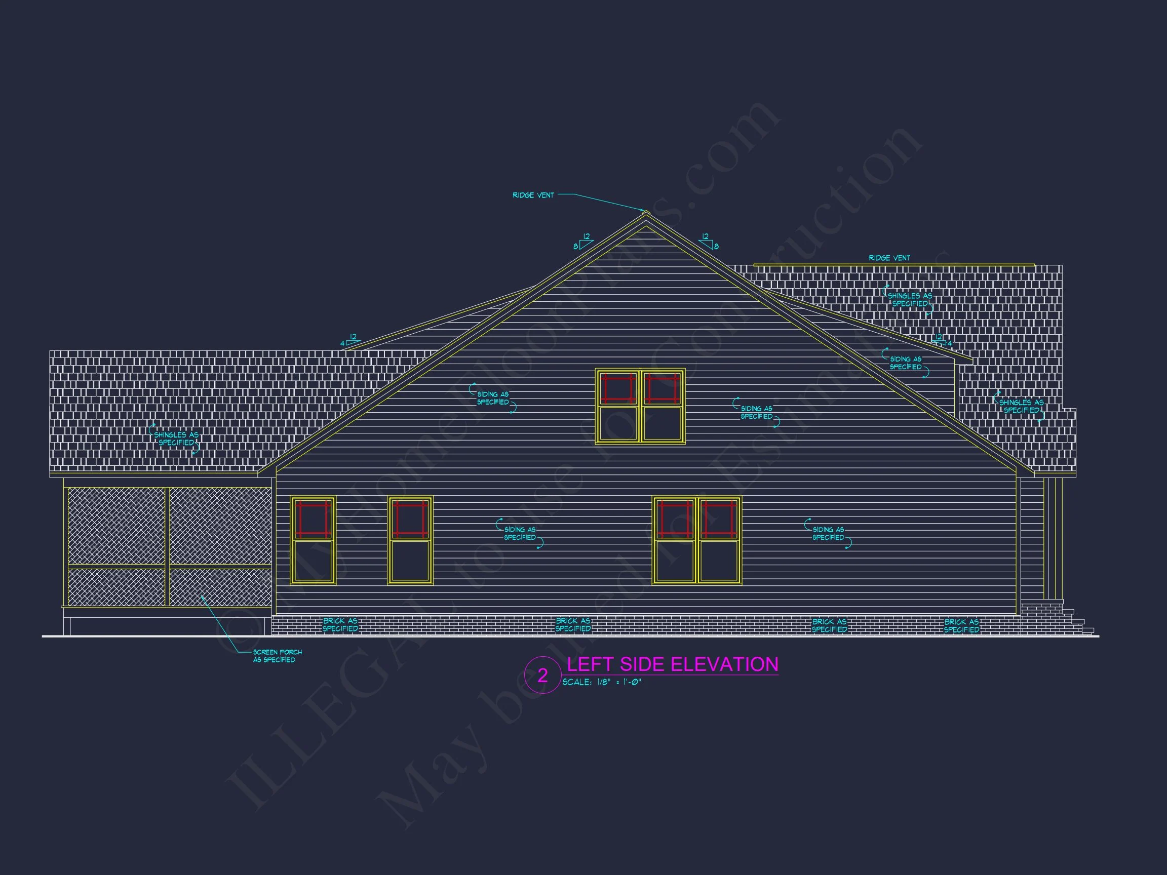 11-1112 HOUSE PLAN - Elegant House Plan with Floor Plans, Blueprint, and CAD Designs 4 Elegant house Plan with Floor Plans, Blueprint, and CAD Designs