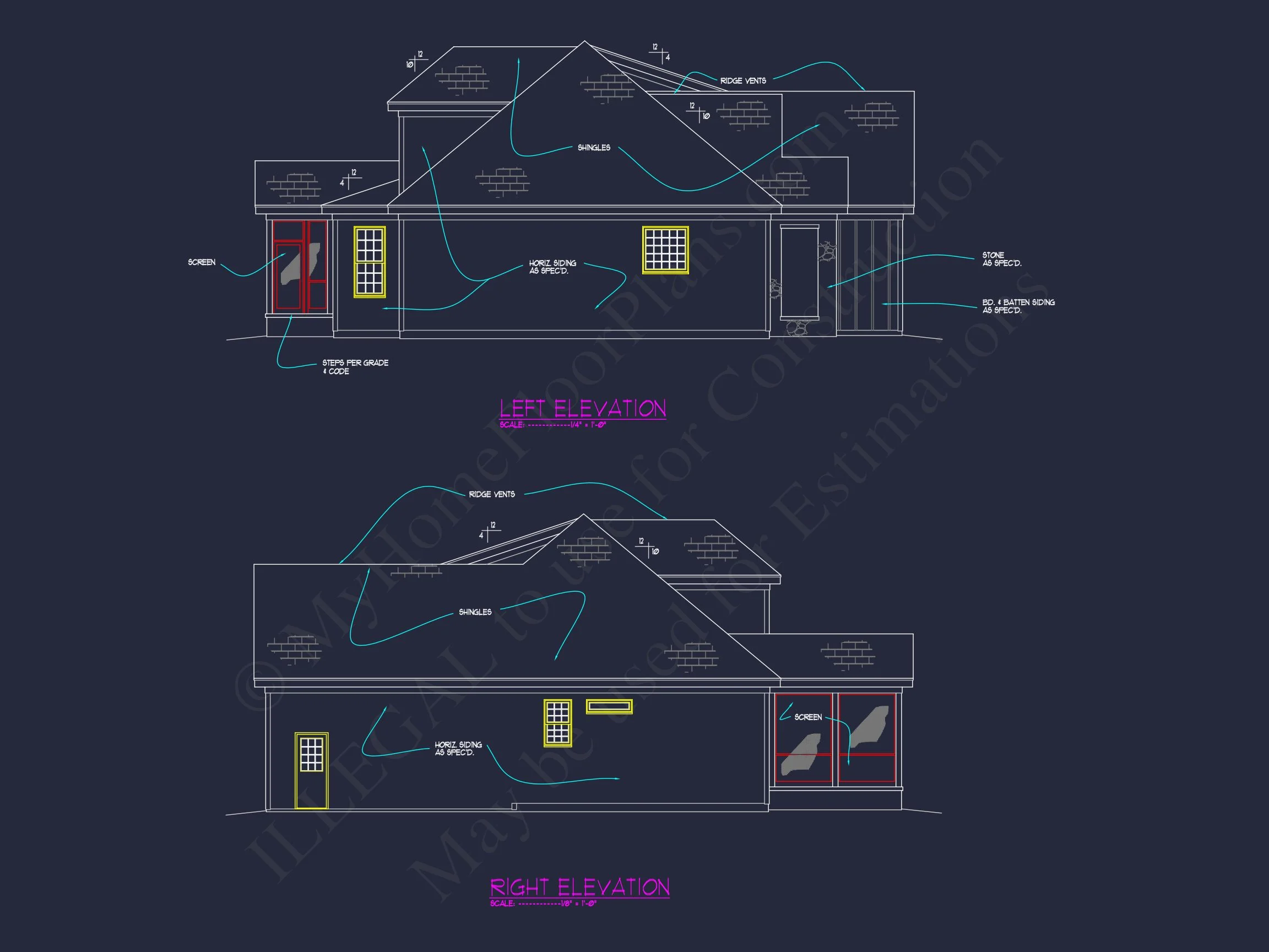 11-1093 HOUSE PLAN - Beautiful House Floor Plan with CAD Designs and Blueprint 4 Beautiful house Floor Plan with CAD Designs and Blueprint