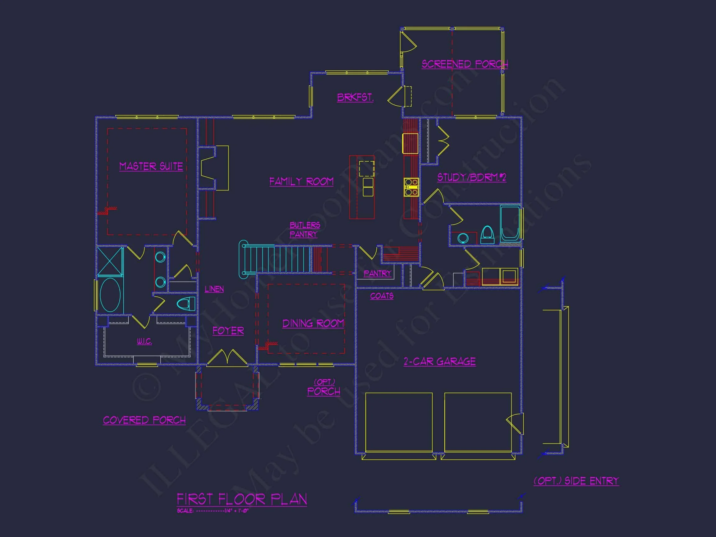 11-1093 HOUSE PLAN - Beautiful House Floor Plan with CAD Designs and Blueprint 5 Beautiful house Floor Plan with CAD Designs and Blueprint