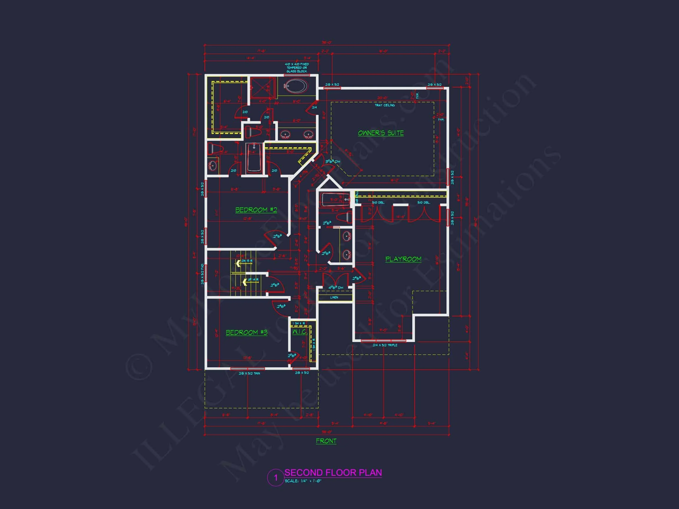 11-1075 HOUSE PLAN - Spacious 2-Story Craftsman House Plan with CAD Blueprints 10 Spacious 2-Story Craftsman house Plan with CAD Blueprints