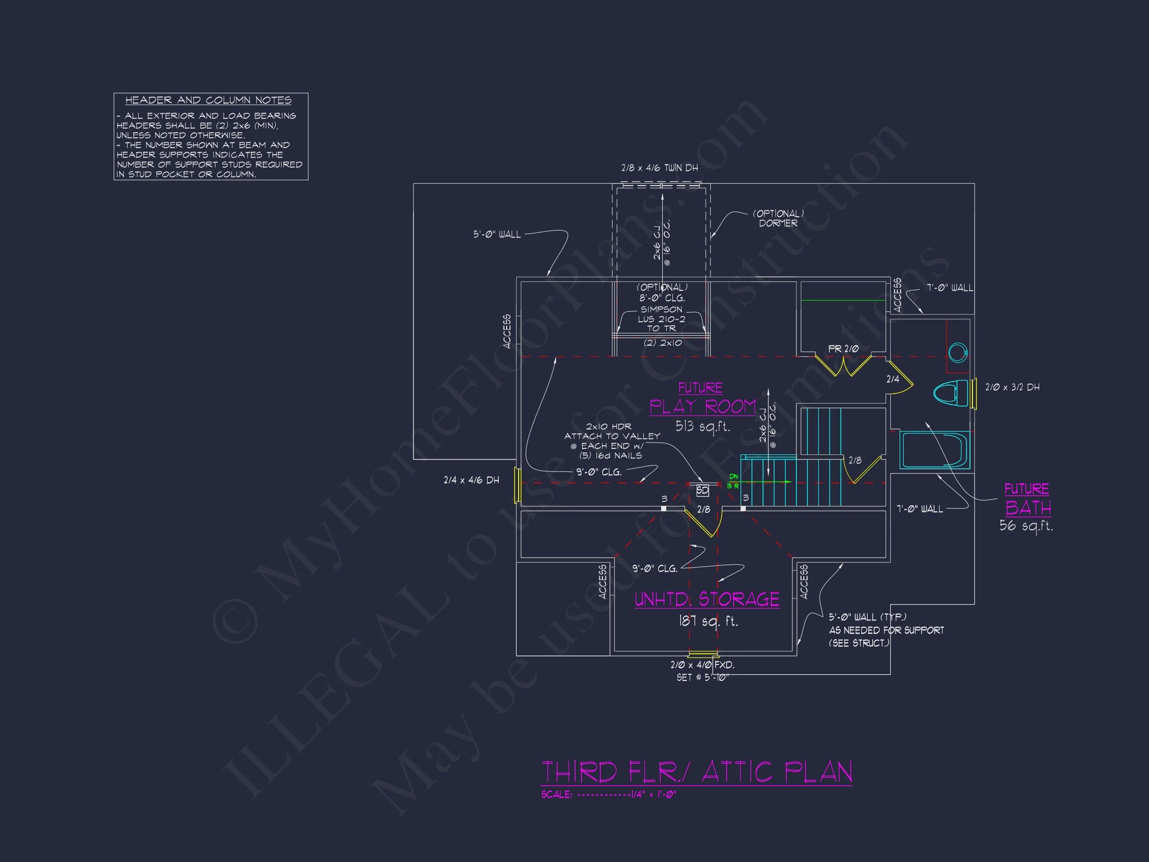 11-1026 HOUSE PLAN - Modern Craftsman House Plan with Detailed Floor Designs and CAD Blueprint 14 Modern Craftsman house Plan with Detailed Floor Designs and CAD Blueprint