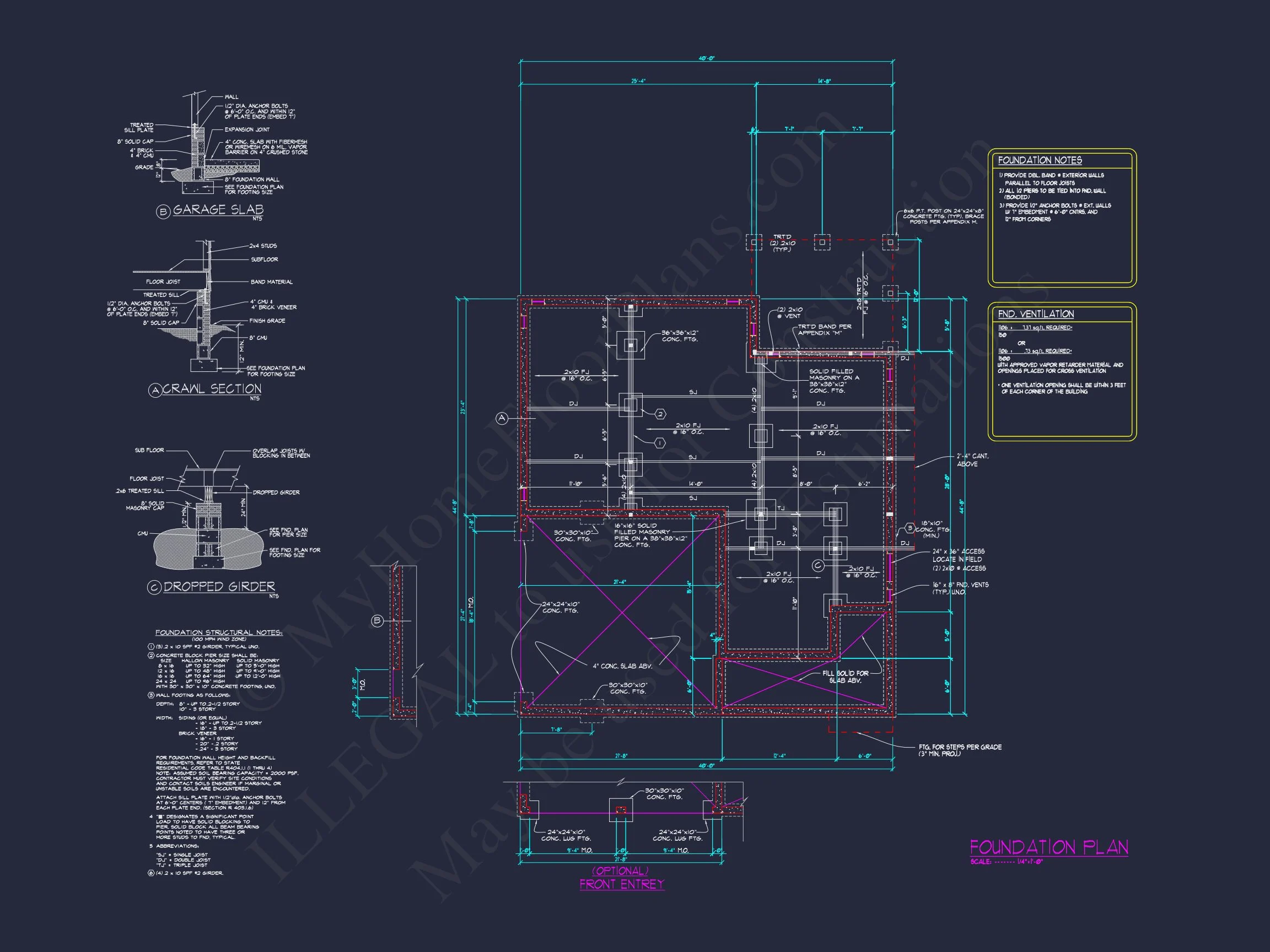 11-1026 HOUSE PLAN - Modern Craftsman House Plan with Detailed Floor Designs and CAD Blueprint 11 Modern Craftsman house Plan with Detailed Floor Designs and CAD Blueprint