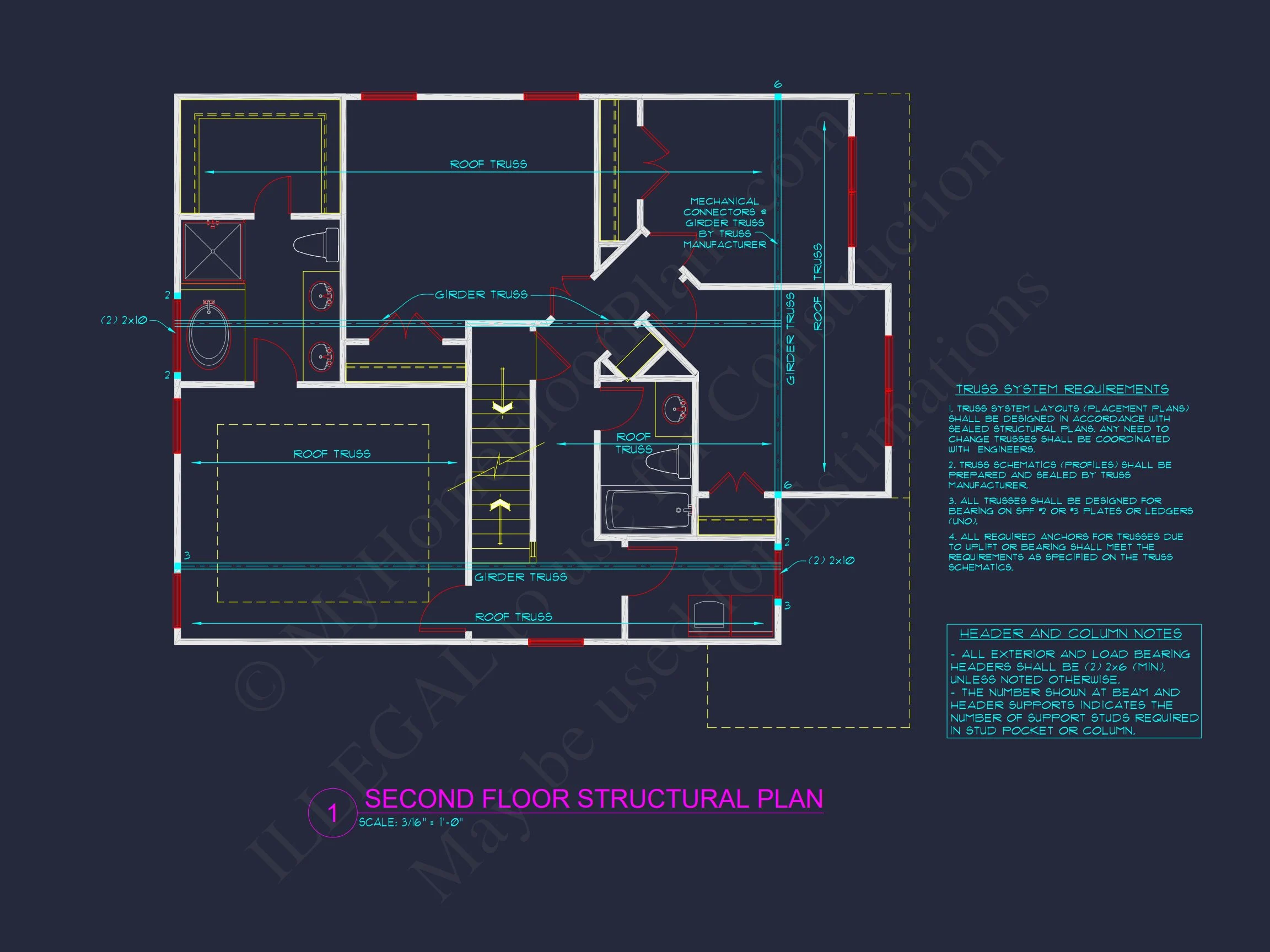 10-1939 HOUSE PLAN - Beautiful House Plan with 2 Floors & CAD Architectural Design 14 Beautiful house Plan with 2 Floors & CAD Architectural Design