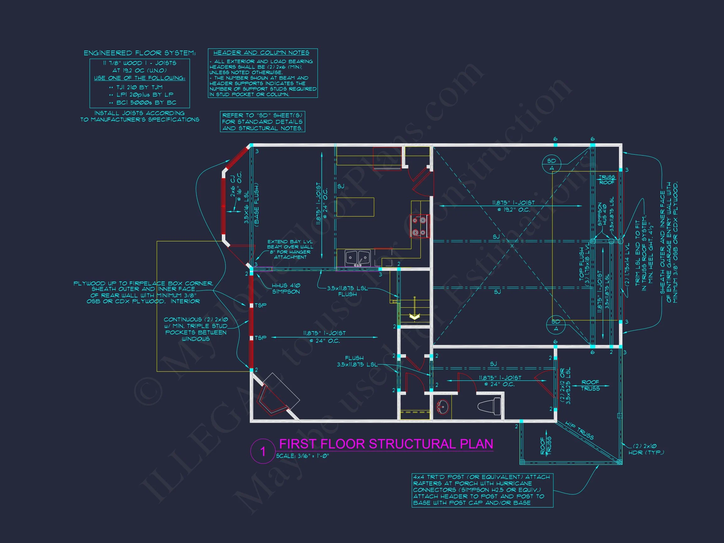 10-1939 HOUSE PLAN - Beautiful House Plan with 2 Floors & CAD Architectural Design 13 Beautiful house Plan with 2 Floors & CAD Architectural Design