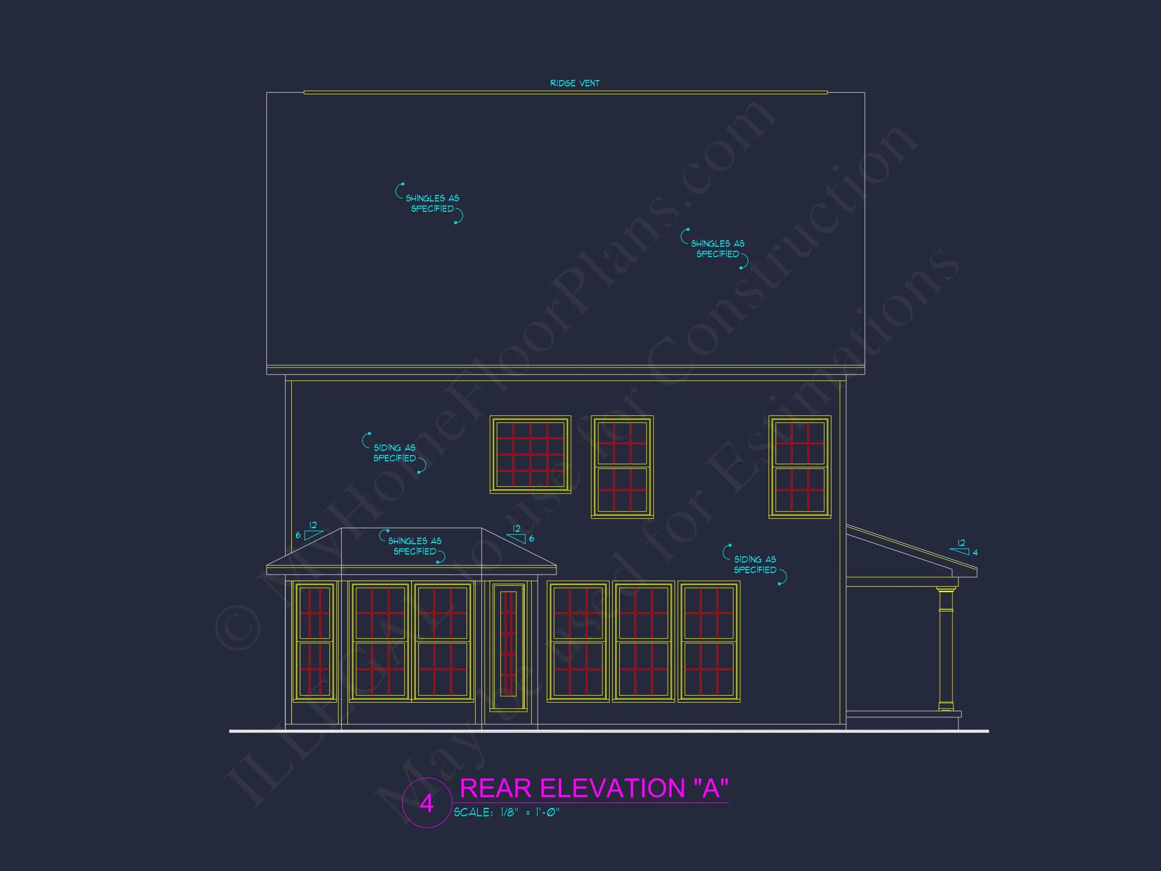10-1939 HOUSE PLAN - Beautiful House Plan with 2 Floors & CAD Architectural Design 4 Beautiful house Plan with 2 Floors & CAD Architectural Design