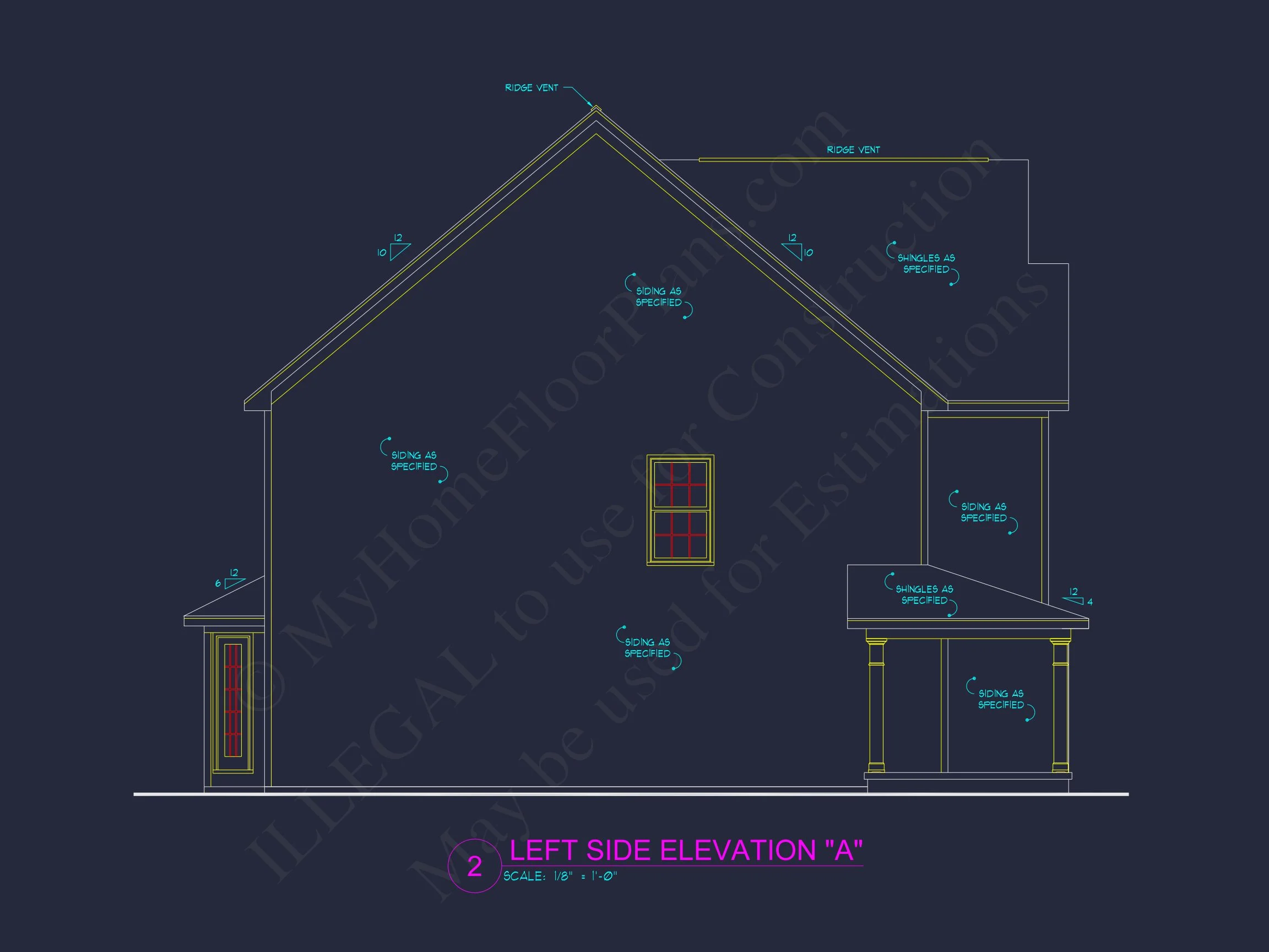 10-1939 HOUSE PLAN - Beautiful House Plan with 2 Floors & CAD Architectural Design 3 Beautiful house Plan with 2 Floors & CAD Architectural Design